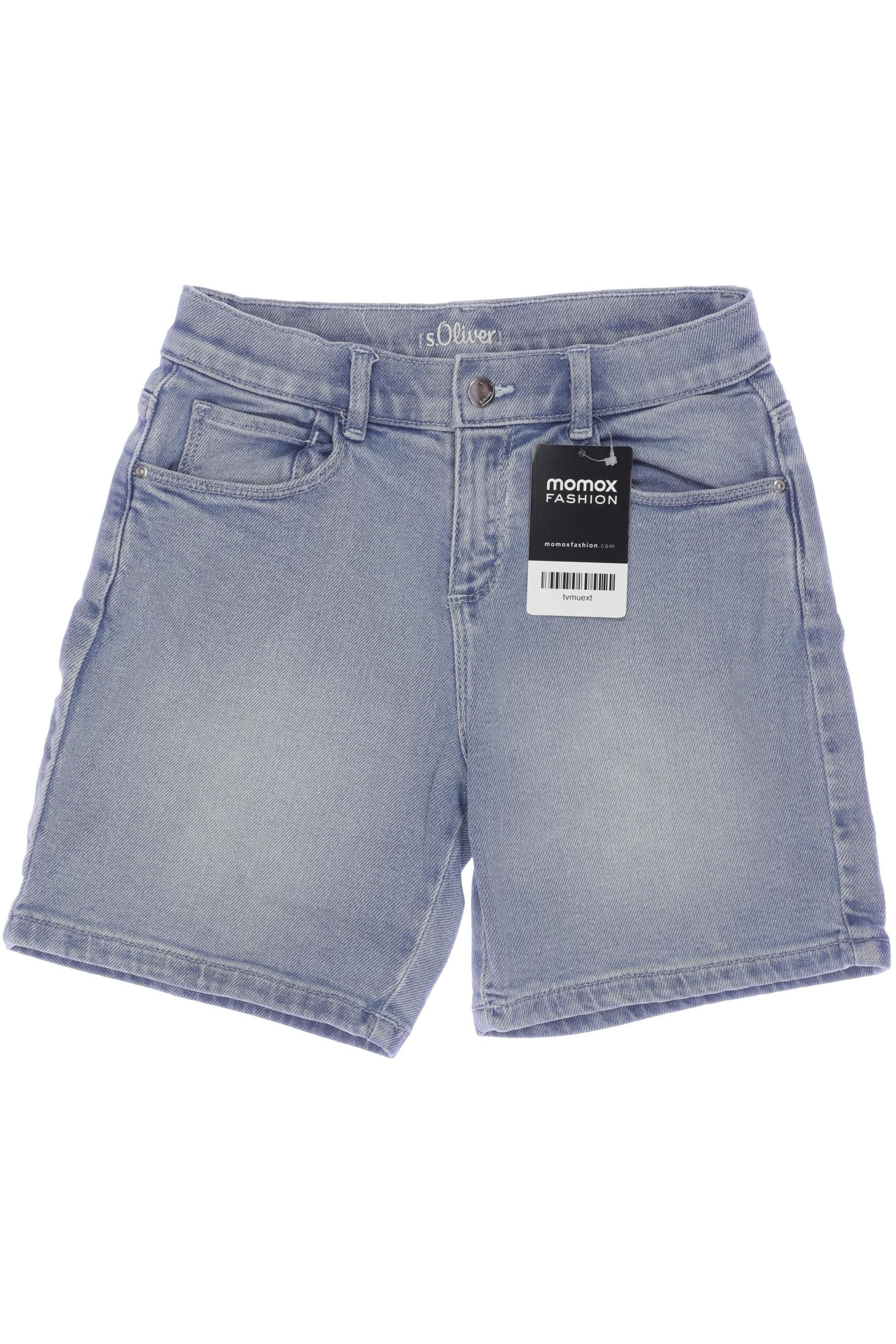 

s.Oliver Damen Shorts, blau, Gr. 140