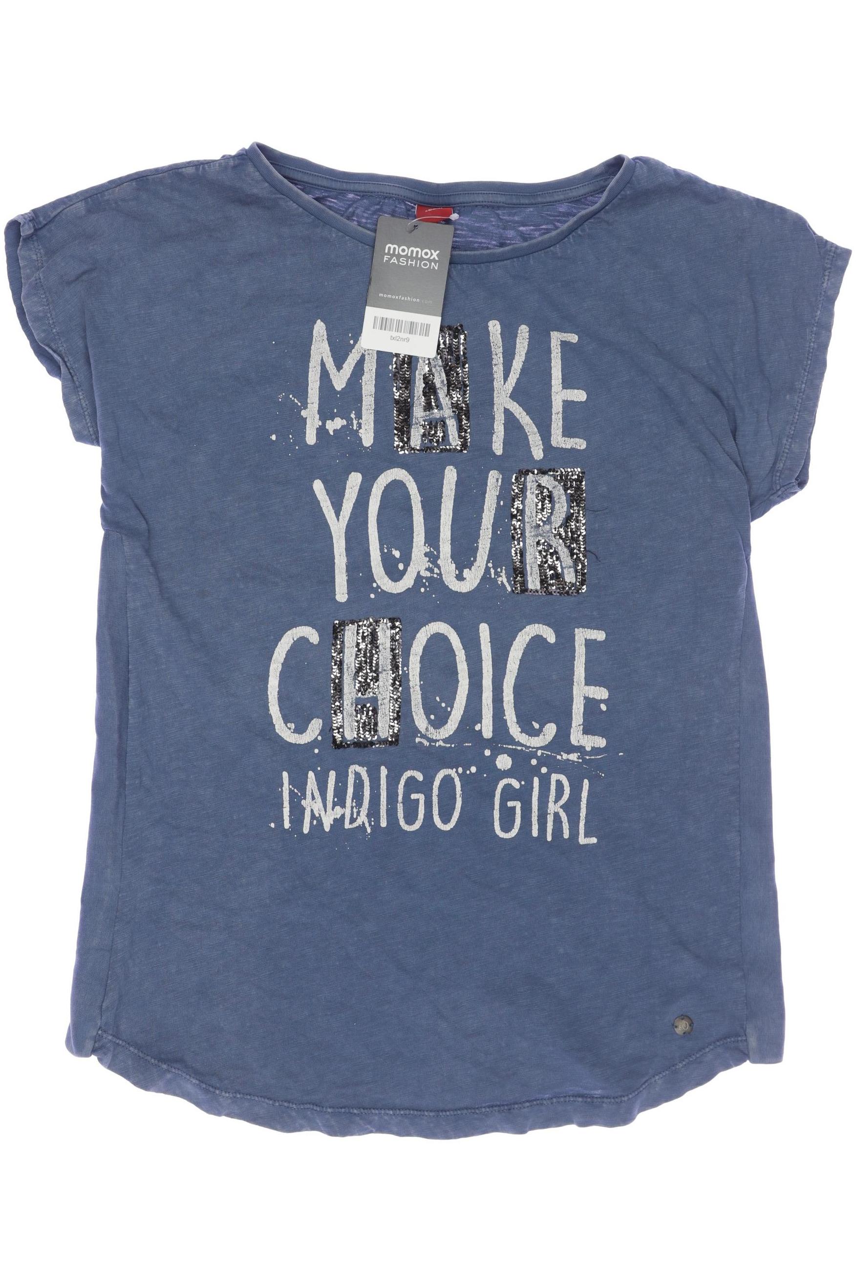 

s.Oliver Damen T-Shirt, blau, Gr. 176