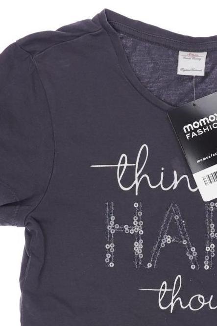 Thumbnail - s.Oliver Damen T-Shirt, grau, Gr. 140