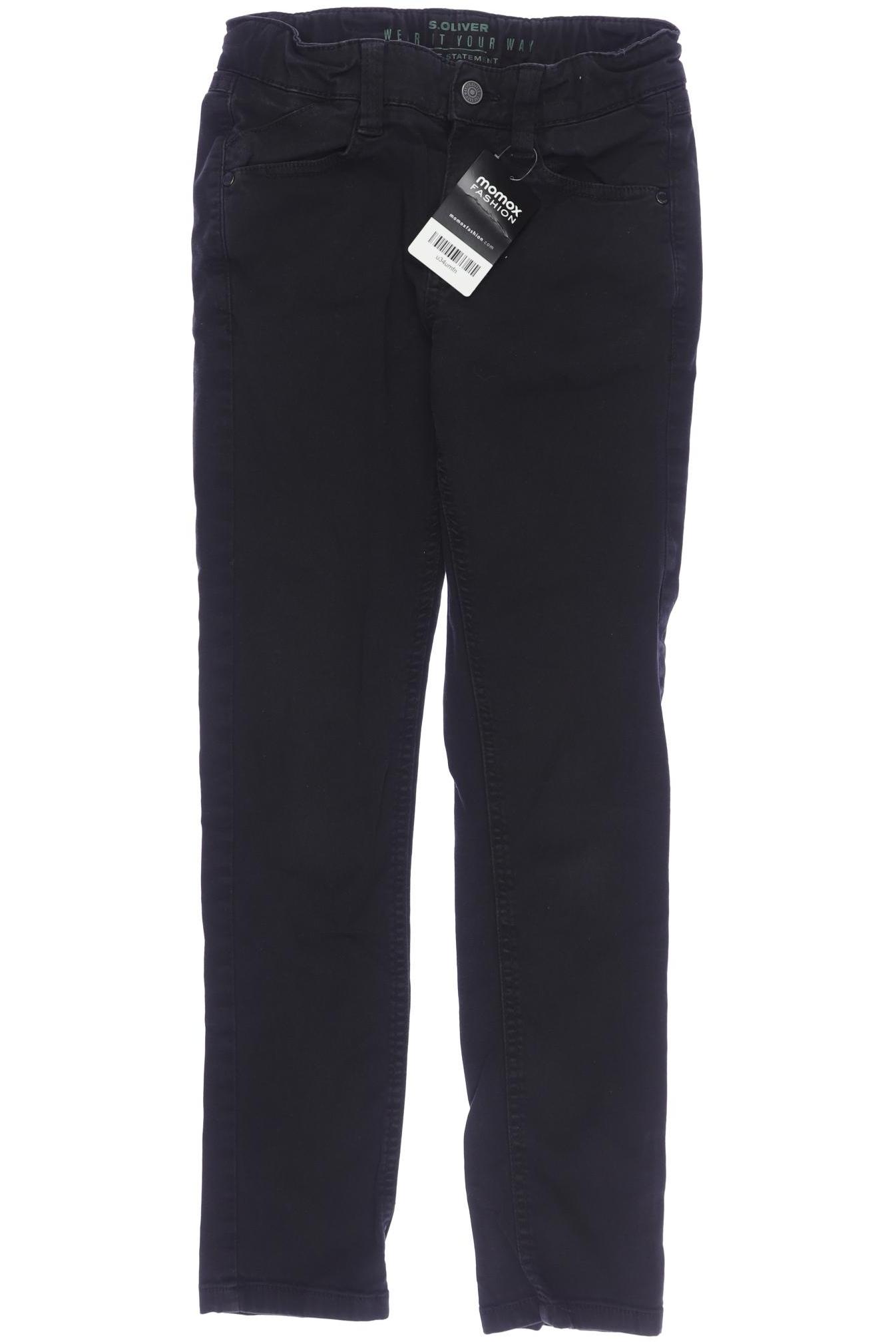 

s.Oliver Damen Jeans, schwarz, Gr. 146