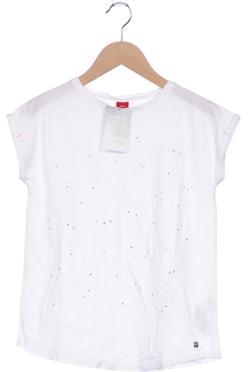 

s.Oliver Damen T-Shirt, weiß, Gr. 152