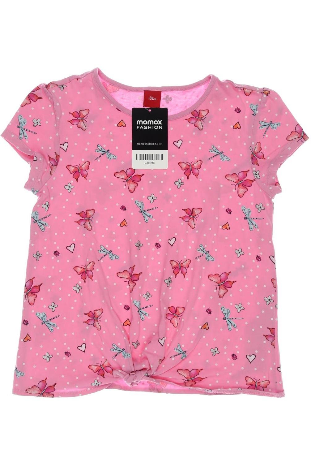 

s.Oliver Damen T-Shirt, pink, Gr. 128