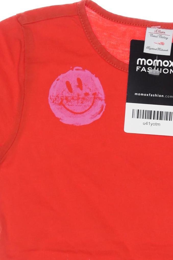 Thumbnail - s.Oliver Mädchen T-Shirt, rot, Gr. 116