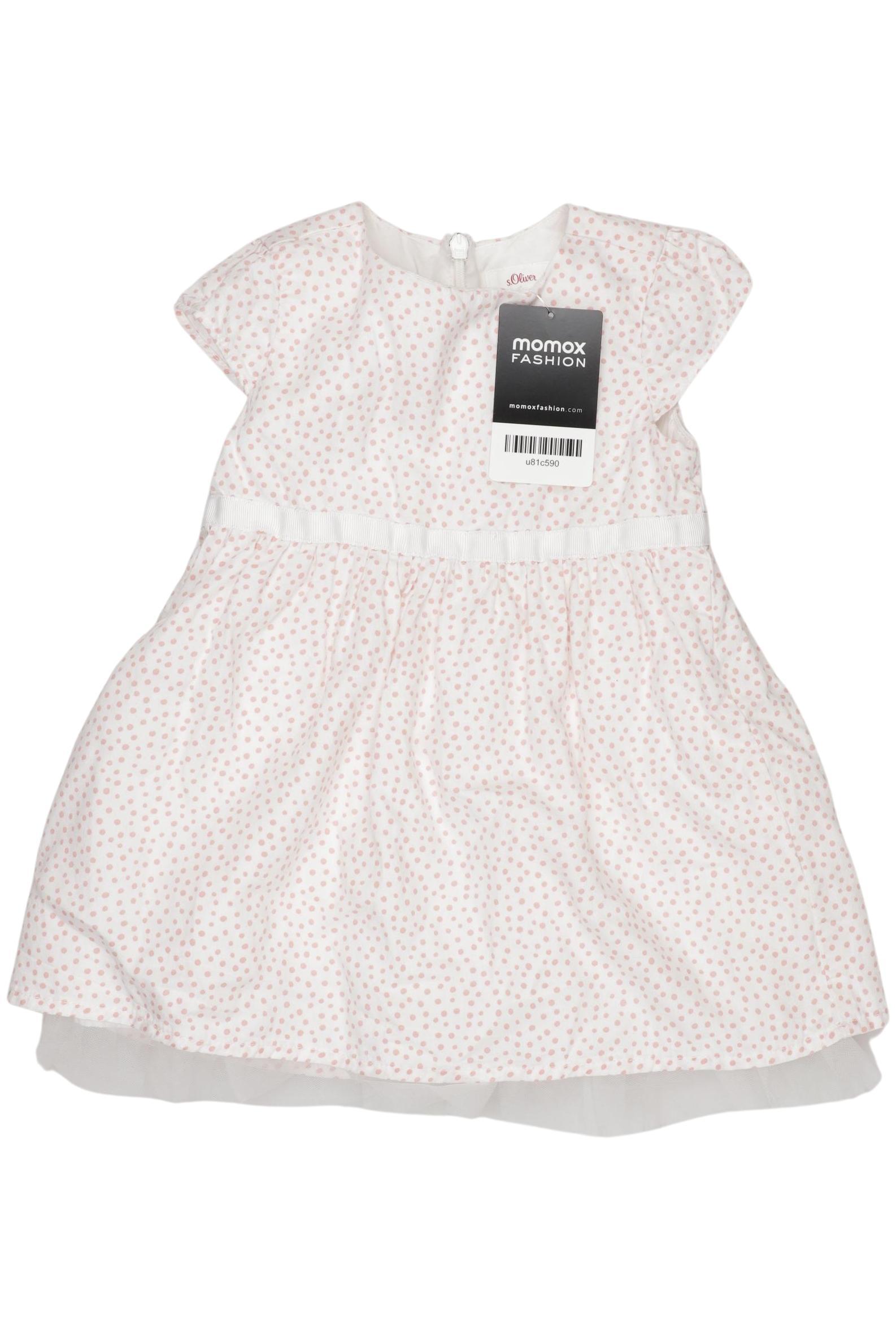 

s.Oliver Damen Kleid, weiß, Gr. 80