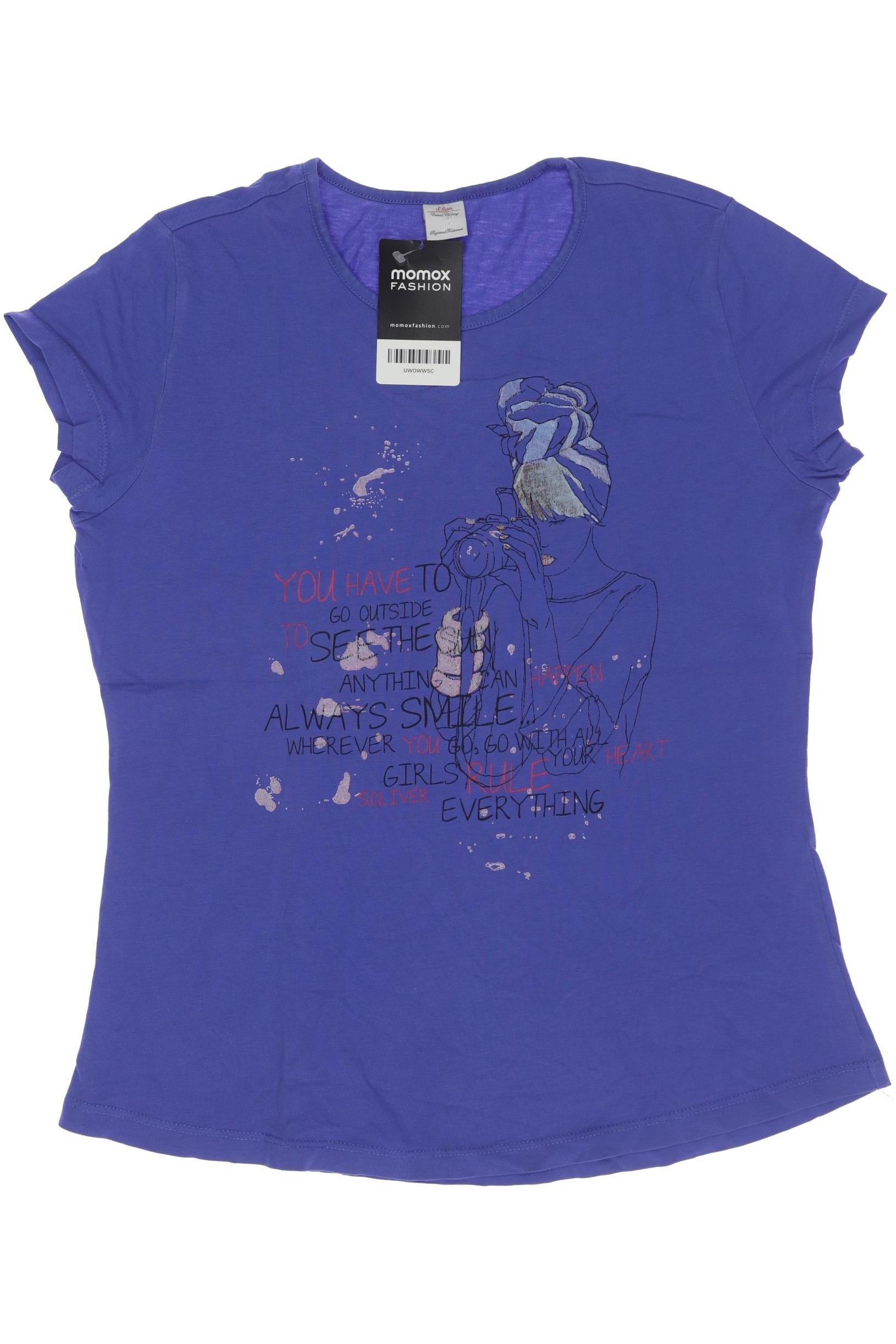 

s.Oliver Damen T-Shirt, blau, Gr. 152