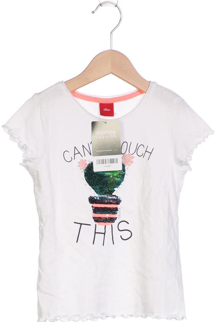 

s.Oliver Mädchen T-Shirt, weiß