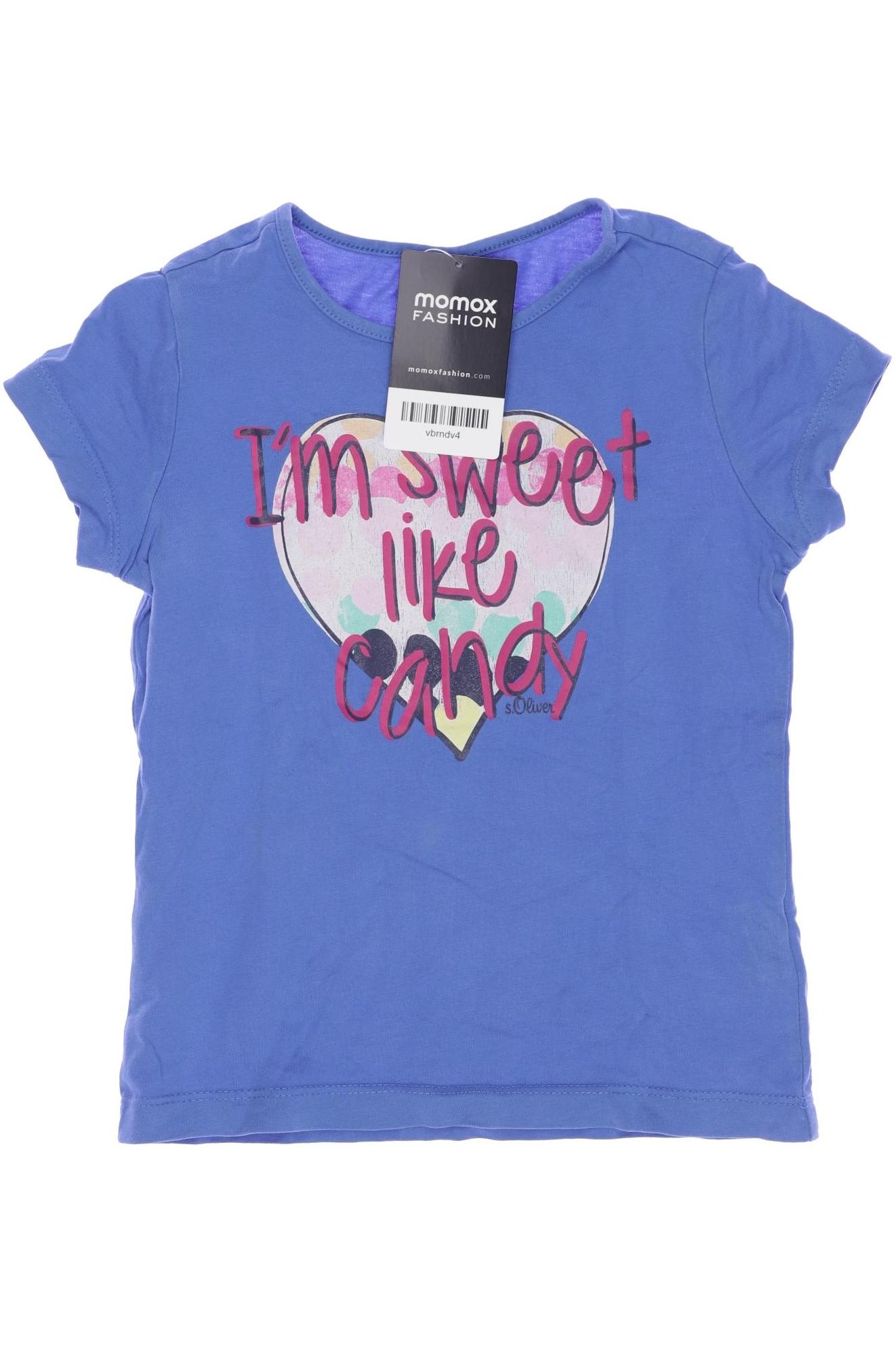 

s.Oliver Damen T-Shirt, blau, Gr. 104