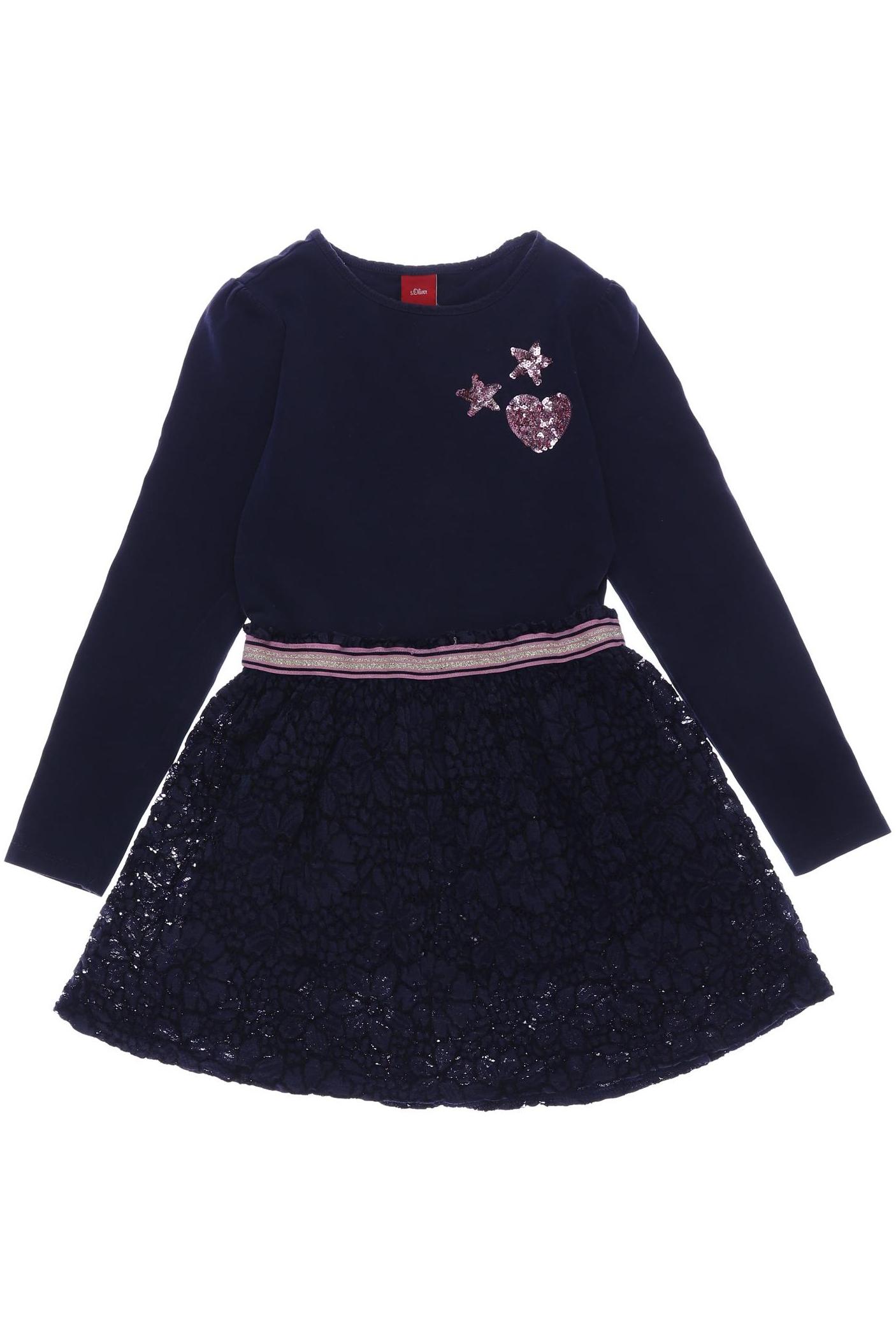 

s.Oliver Mädchen Kleid, marineblau
