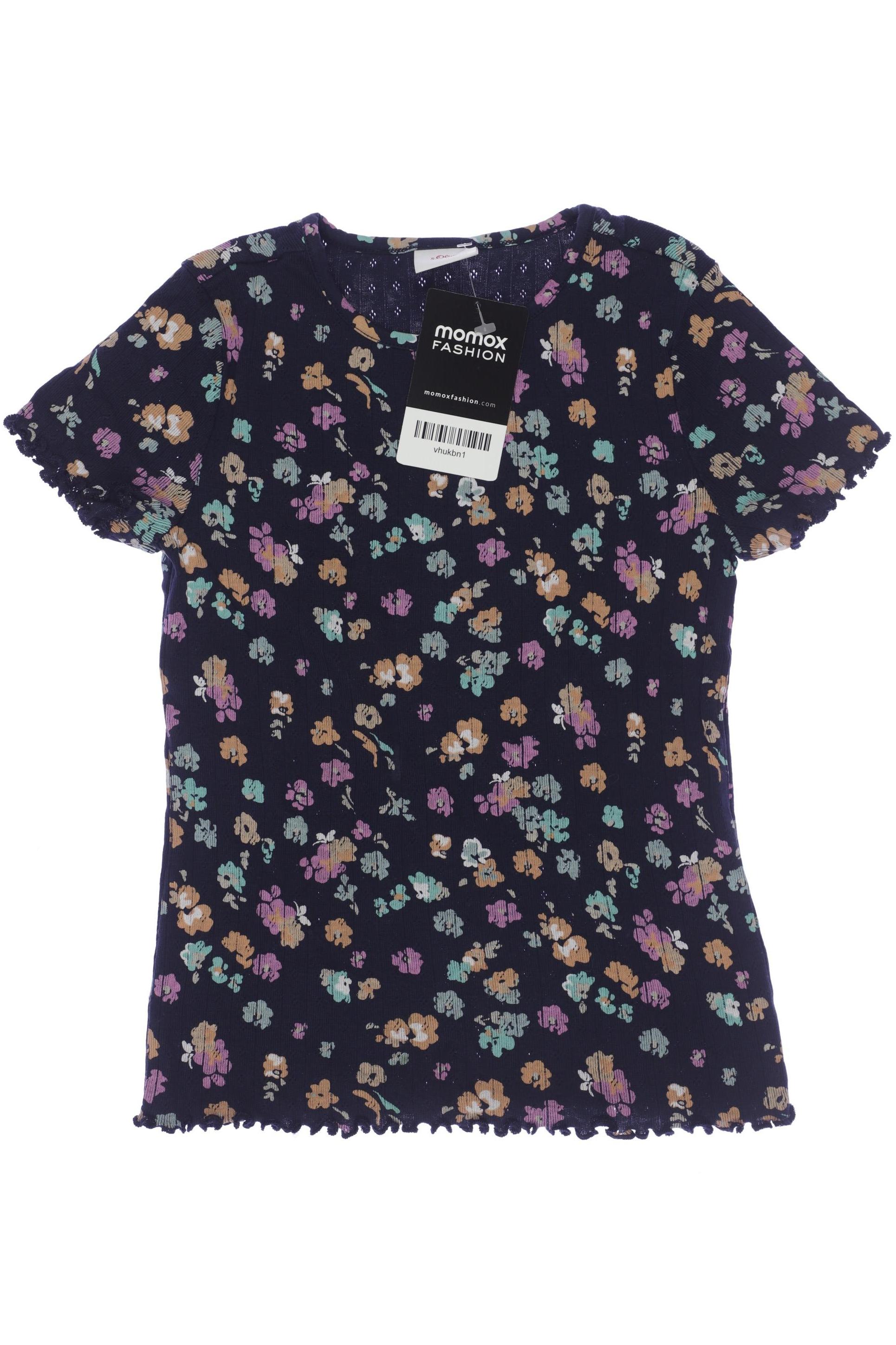 

s.Oliver Damen T-Shirt, marineblau, Gr. 116