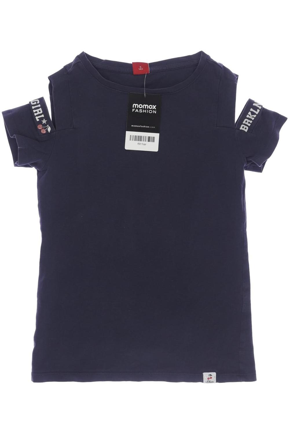 

s.Oliver Damen T-Shirt, marineblau, Gr. 140