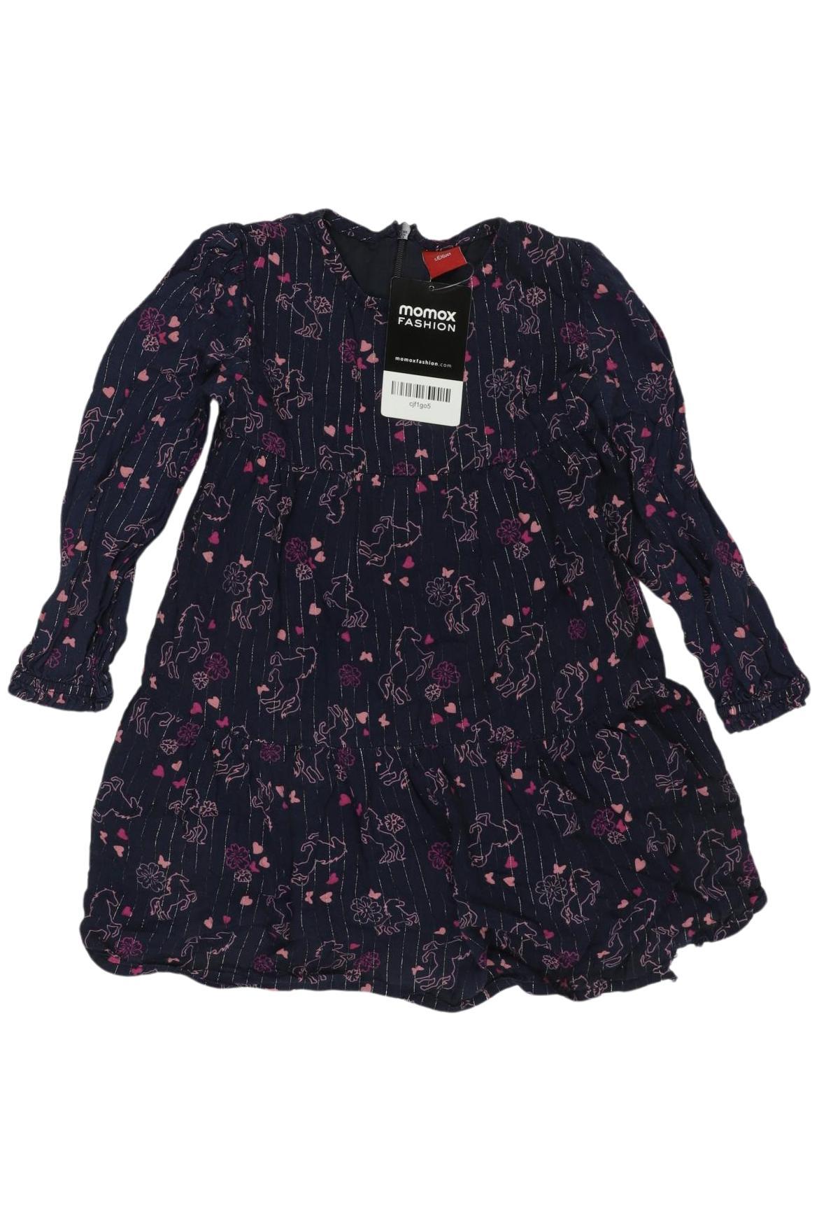 

s.Oliver Mädchen Kleid, marineblau, Gr. 98