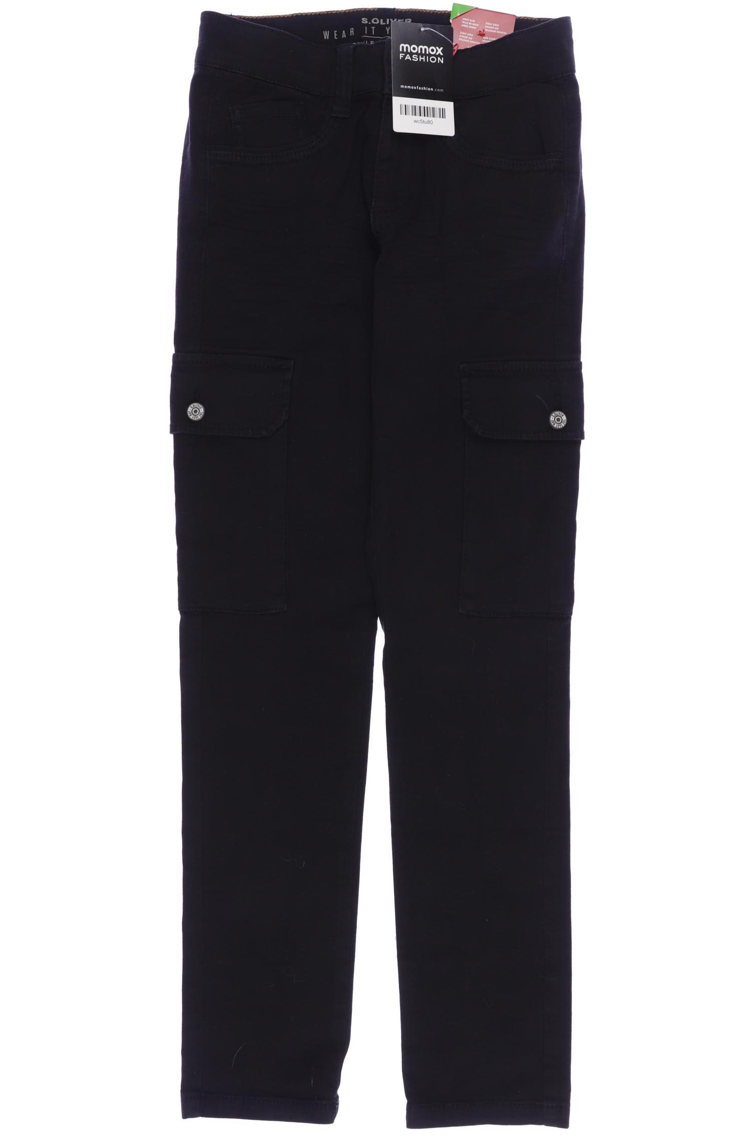 

s.Oliver Damen Jeans, schwarz, Gr. 146