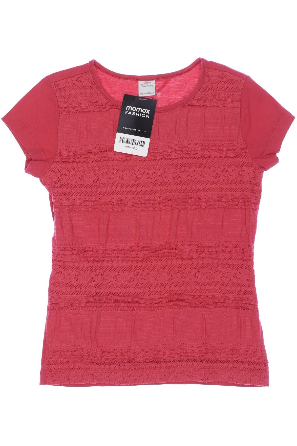 

s.Oliver Damen T-Shirt, rot, Gr. 128