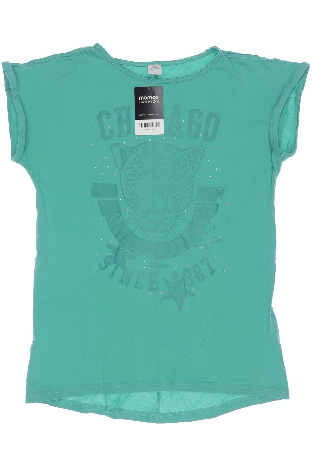 

s.Oliver Damen T-Shirt, grün, Gr. 176