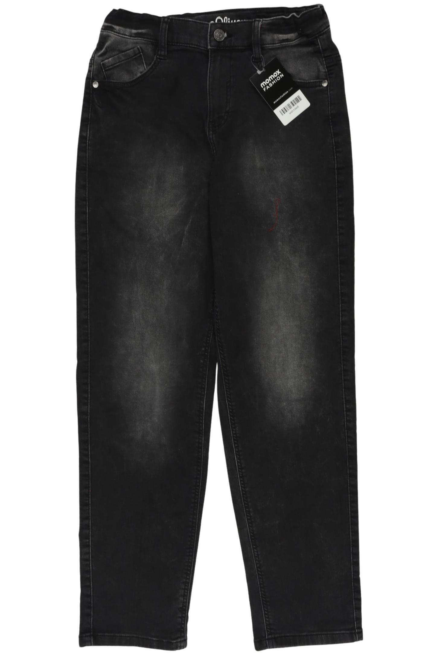 

s.Oliver Mädchen Jeans, schwarz, Gr. 164