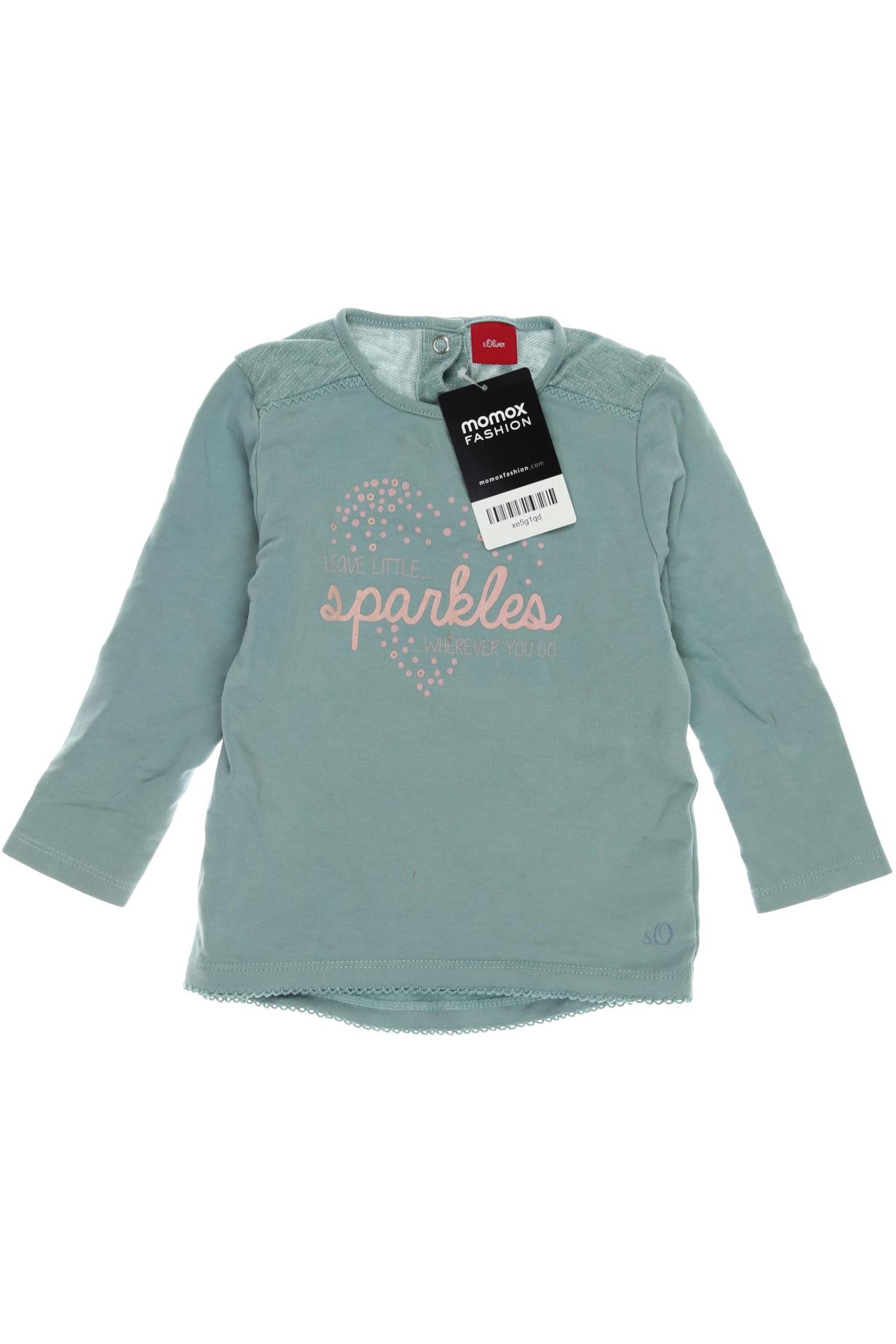 

s.Oliver Damen Langarmshirt, türkis, Gr. 80
