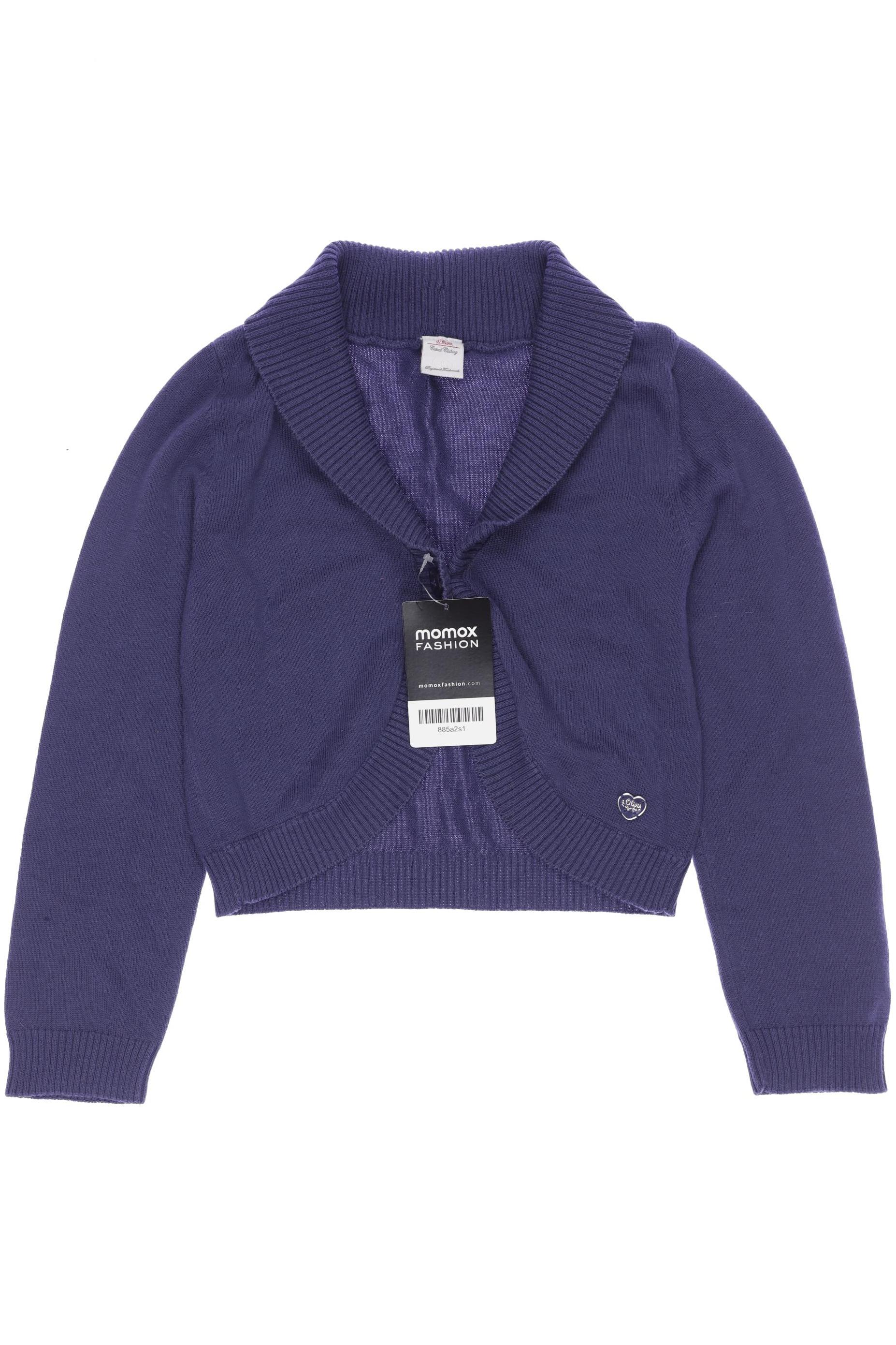 

s.Oliver Damen Strickjacke, blau, Gr. 128