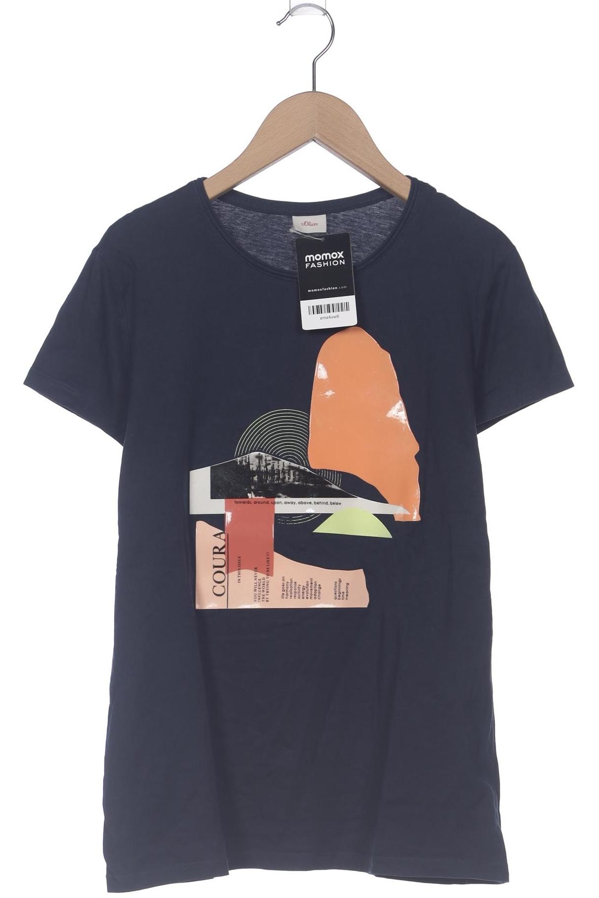

s.Oliver Damen T-Shirt, marineblau, Gr. 176