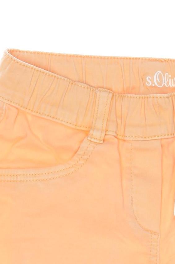 Thumbnail - s.Oliver Mädchen Shorts, orange, Gr. 80