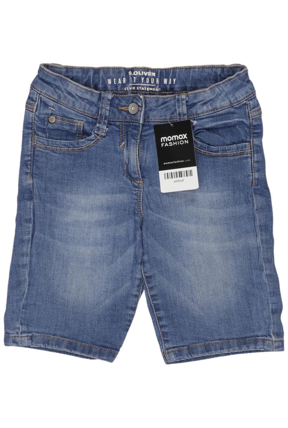 

s.Oliver Damen Shorts, blau, Gr. 134