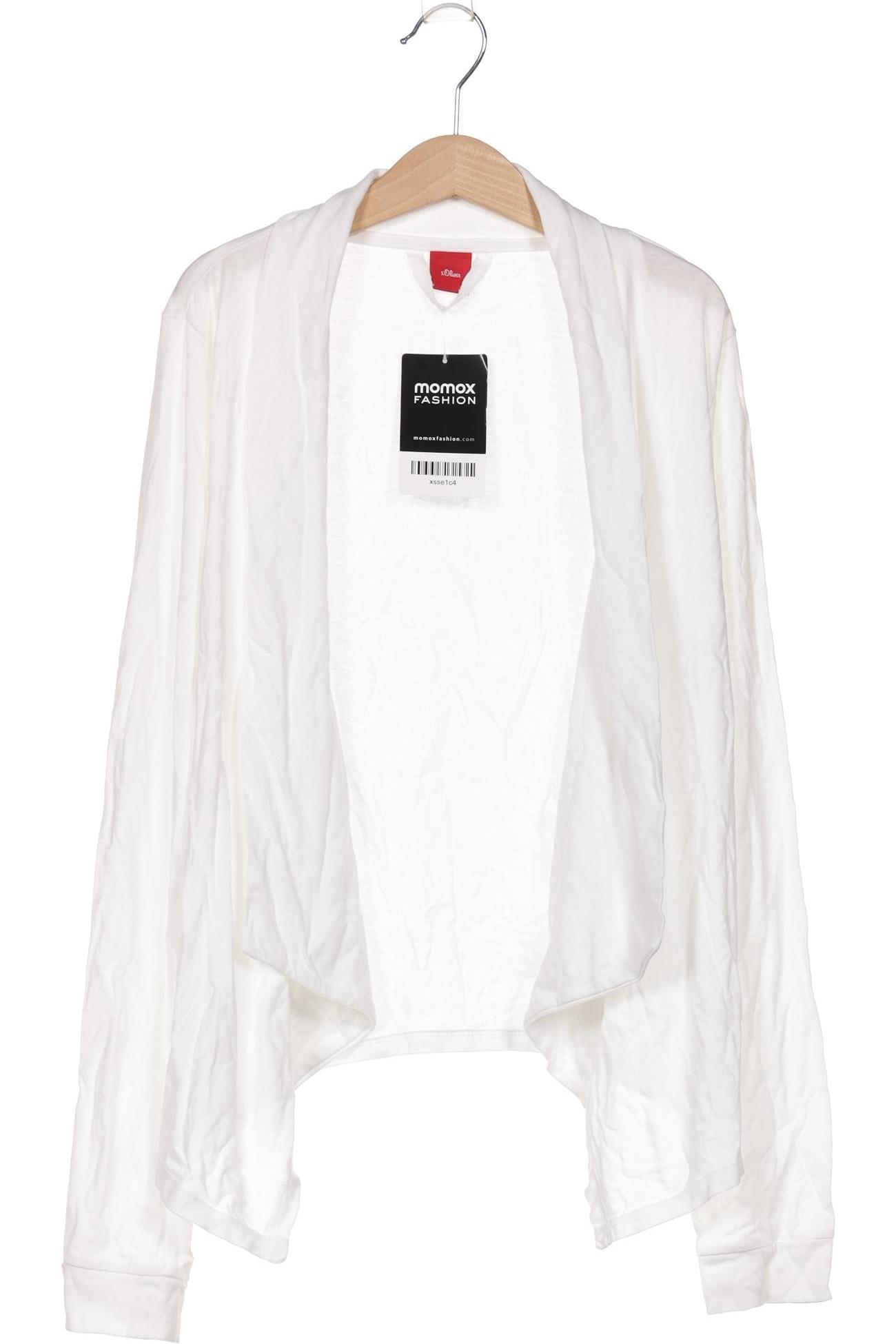 

s.Oliver Damen Strickjacke, weiß, Gr. 164