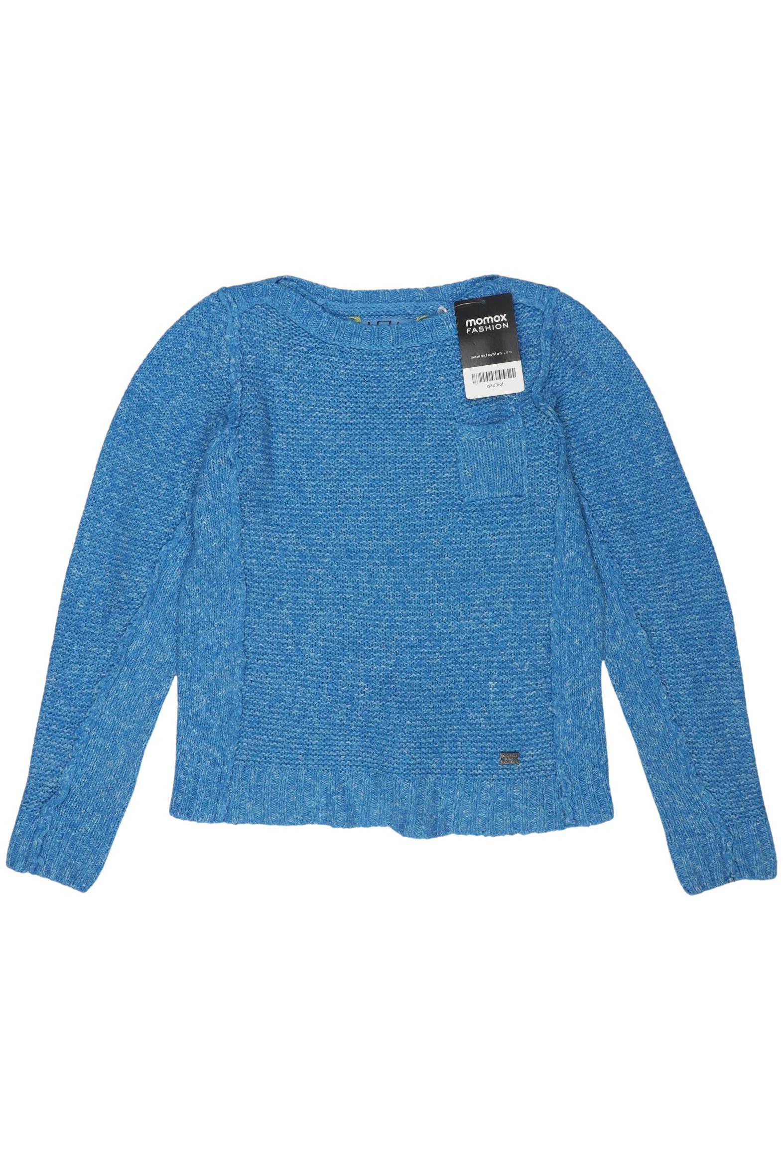 

s.Oliver Damen Pullover, blau, Gr. 134