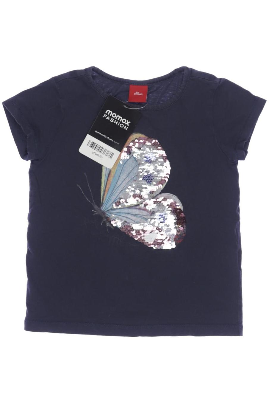 

s.Oliver Mädchen T-Shirt, marineblau