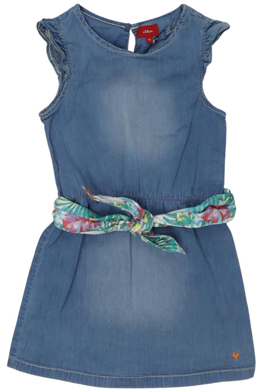 

s.Oliver Mädchen Kleid, blau, Gr. 116