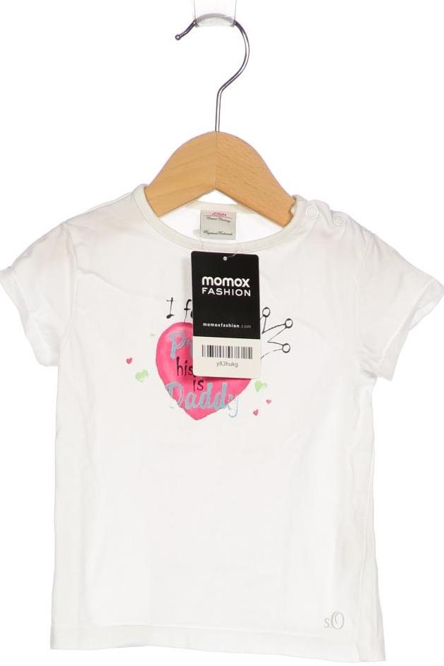 

s.Oliver Damen T-Shirt, weiß, Gr. 74