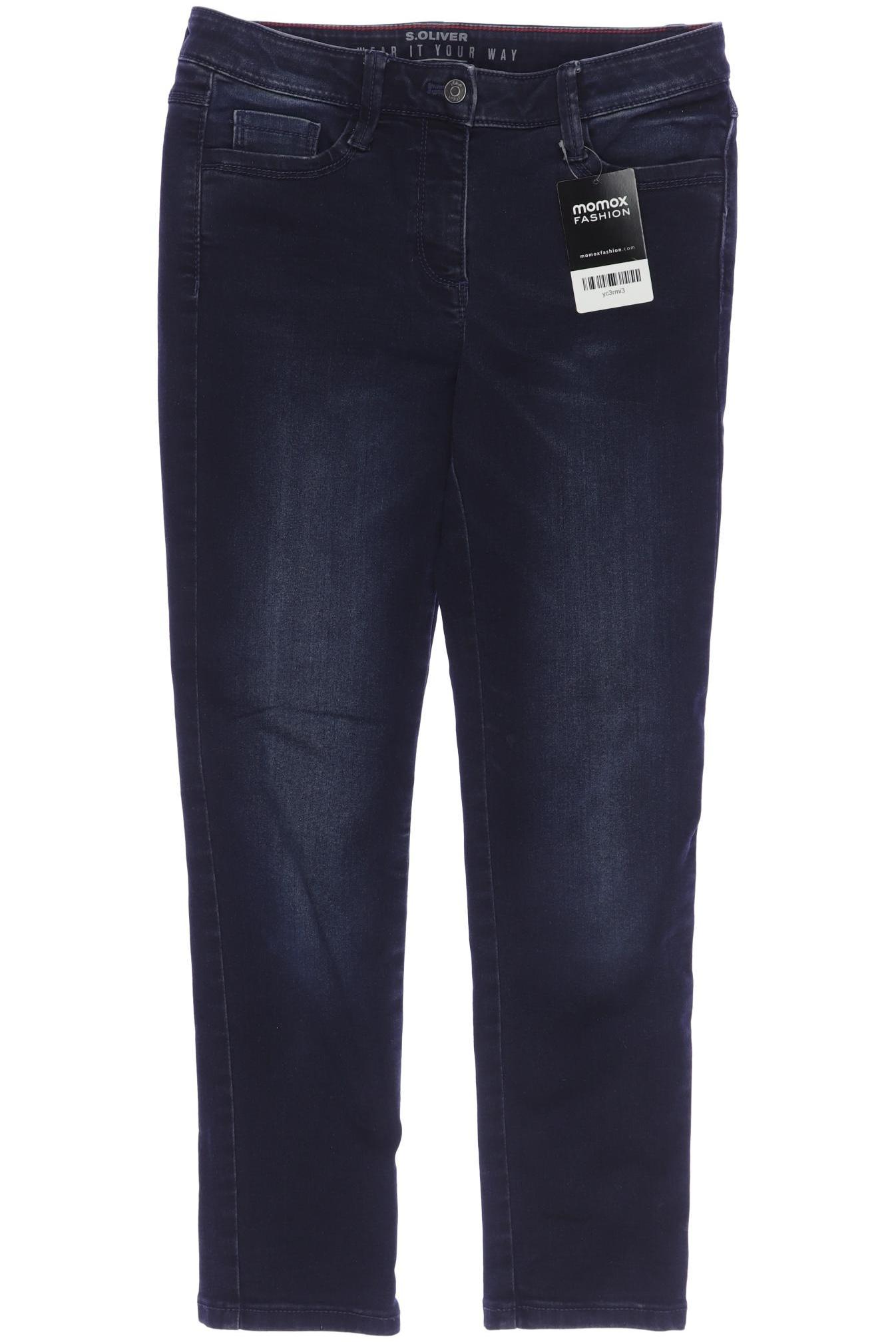 

s.Oliver Damen Jeans, marineblau, Gr. 140