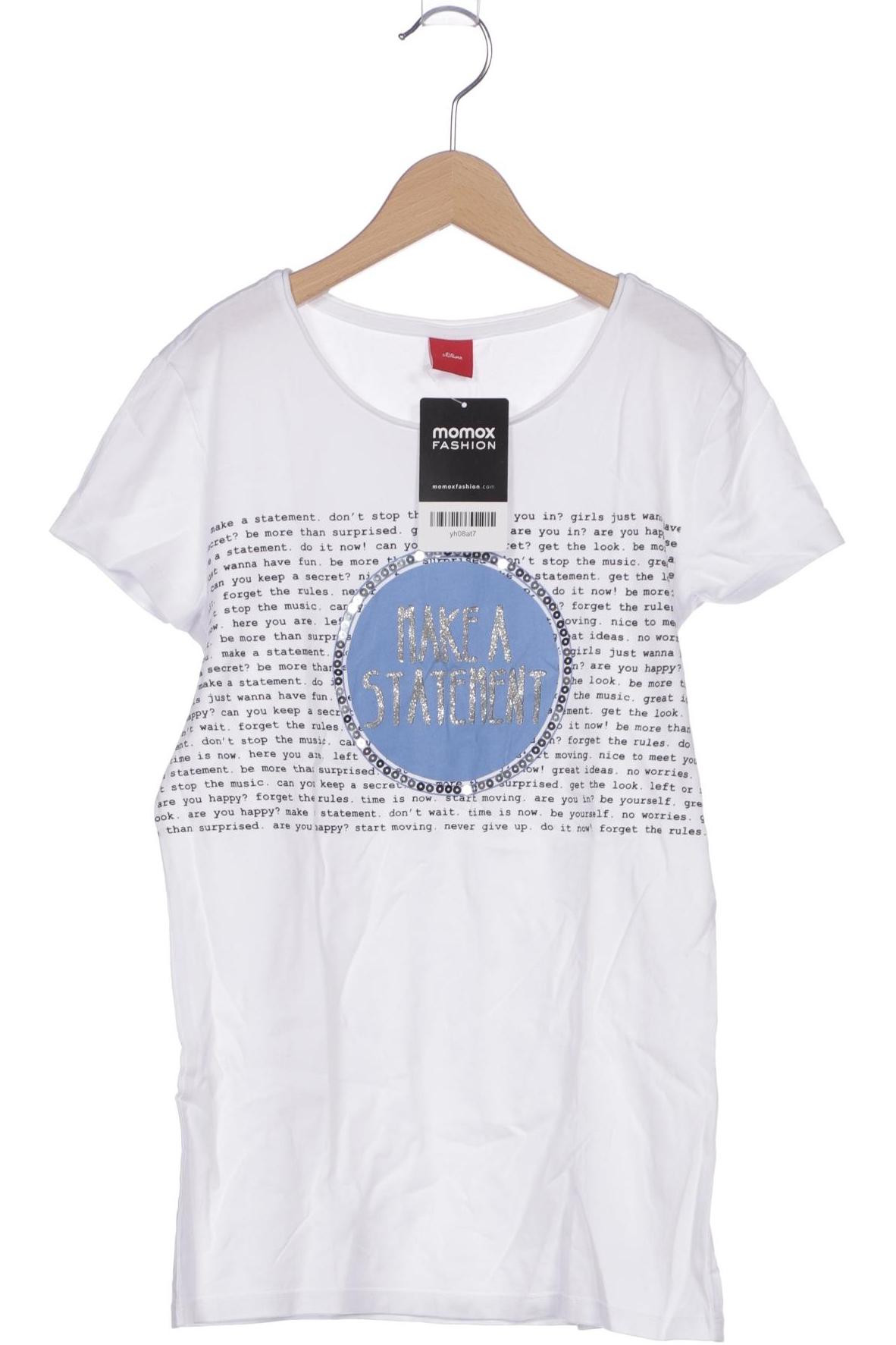 

s.Oliver Damen T-Shirt, weiß, Gr. 164