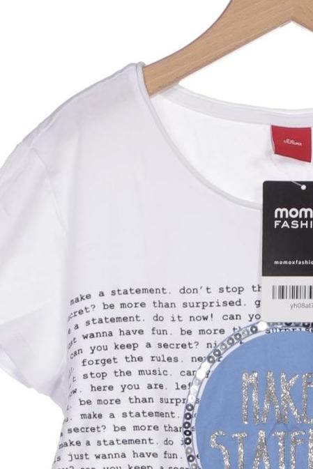 Thumbnail - s.Oliver Mädchen T-Shirt, weiß, Gr. 164