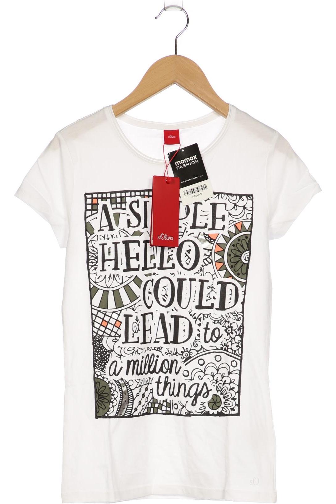 

s.Oliver Damen T-Shirt, weiß, Gr. 164