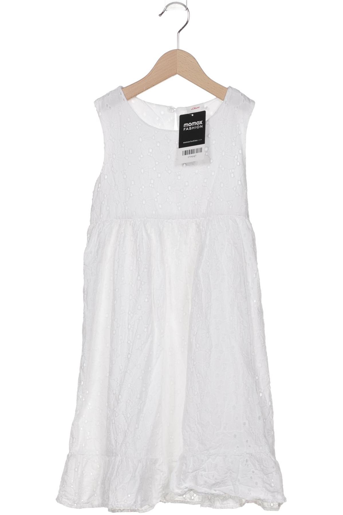 

s.Oliver Damen Kleid, weiß, Gr. 122