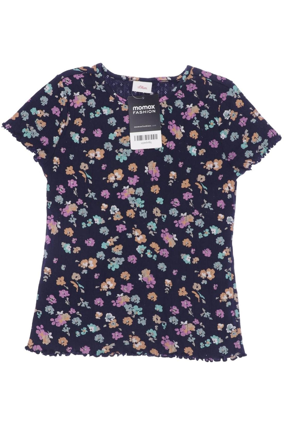 

s.Oliver Damen T-Shirt, marineblau, Gr. 128