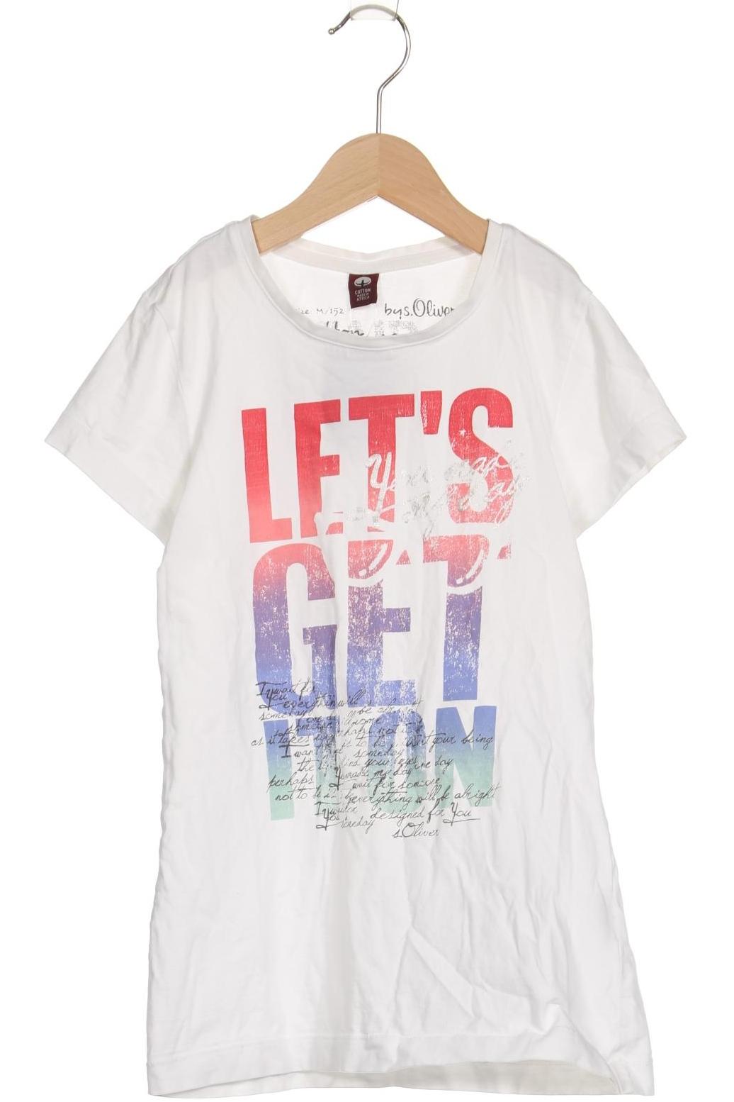 

s.Oliver Damen T-Shirt, weiß, Gr. 146