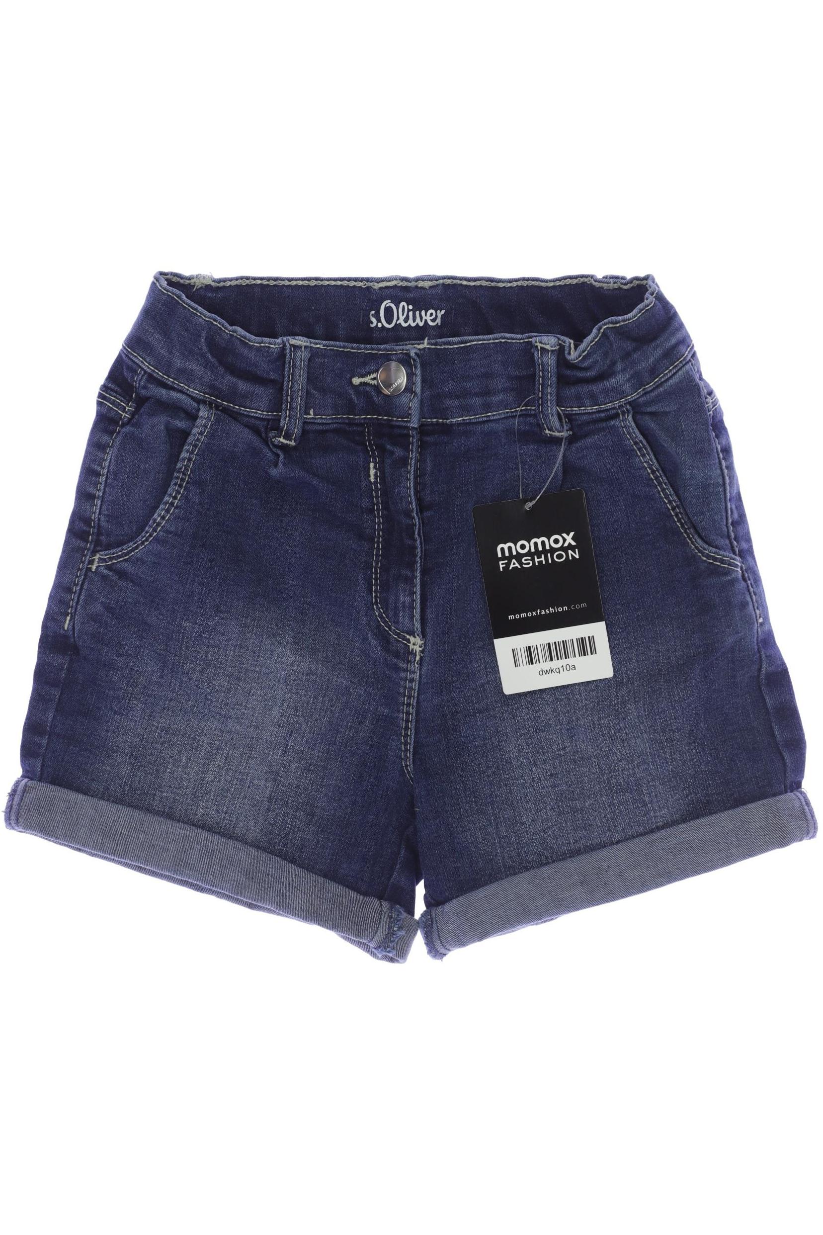 

s.Oliver Damen Shorts, blau, Gr. 128