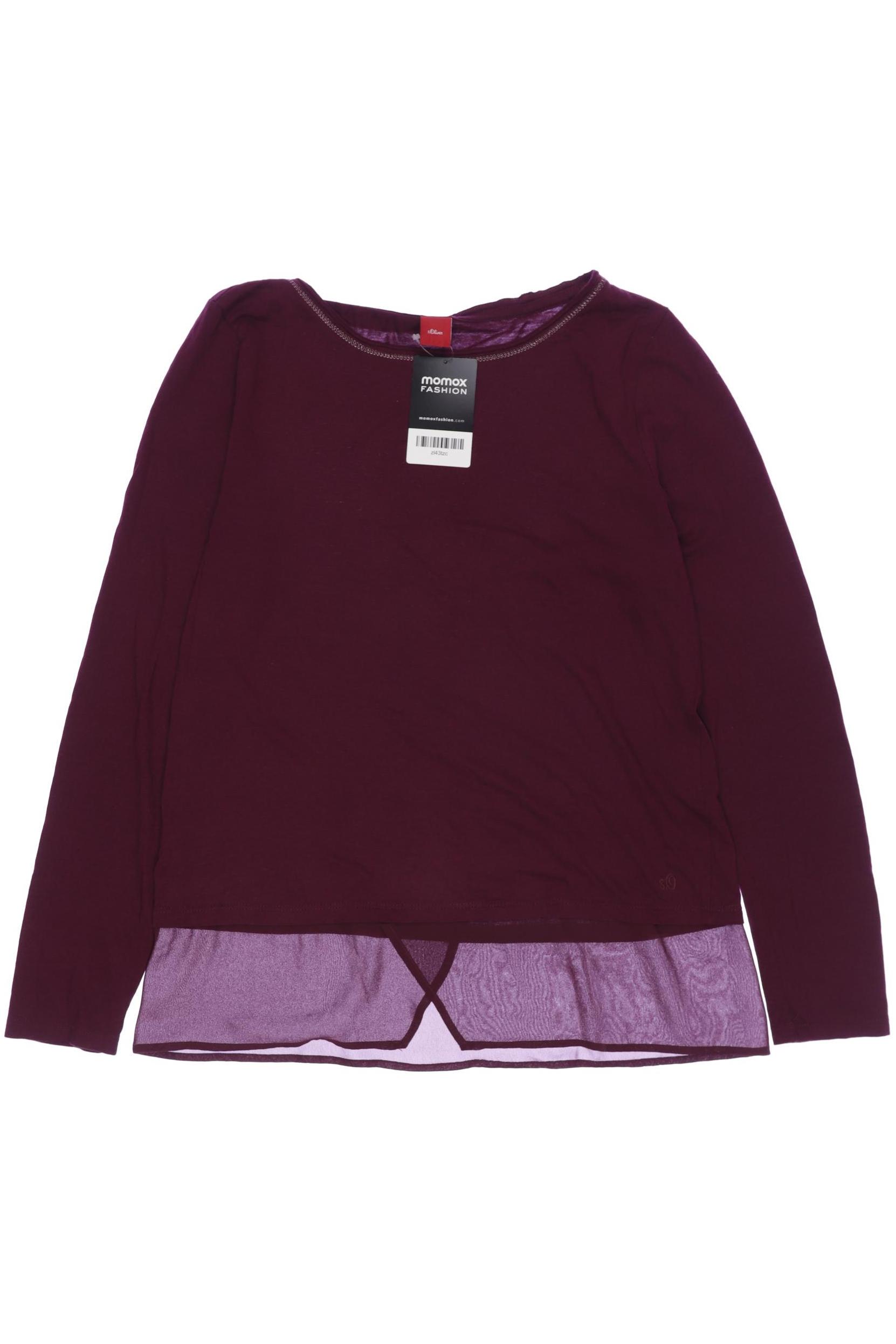 

s.Oliver Damen Langarmshirt, bordeaux, Gr. 176