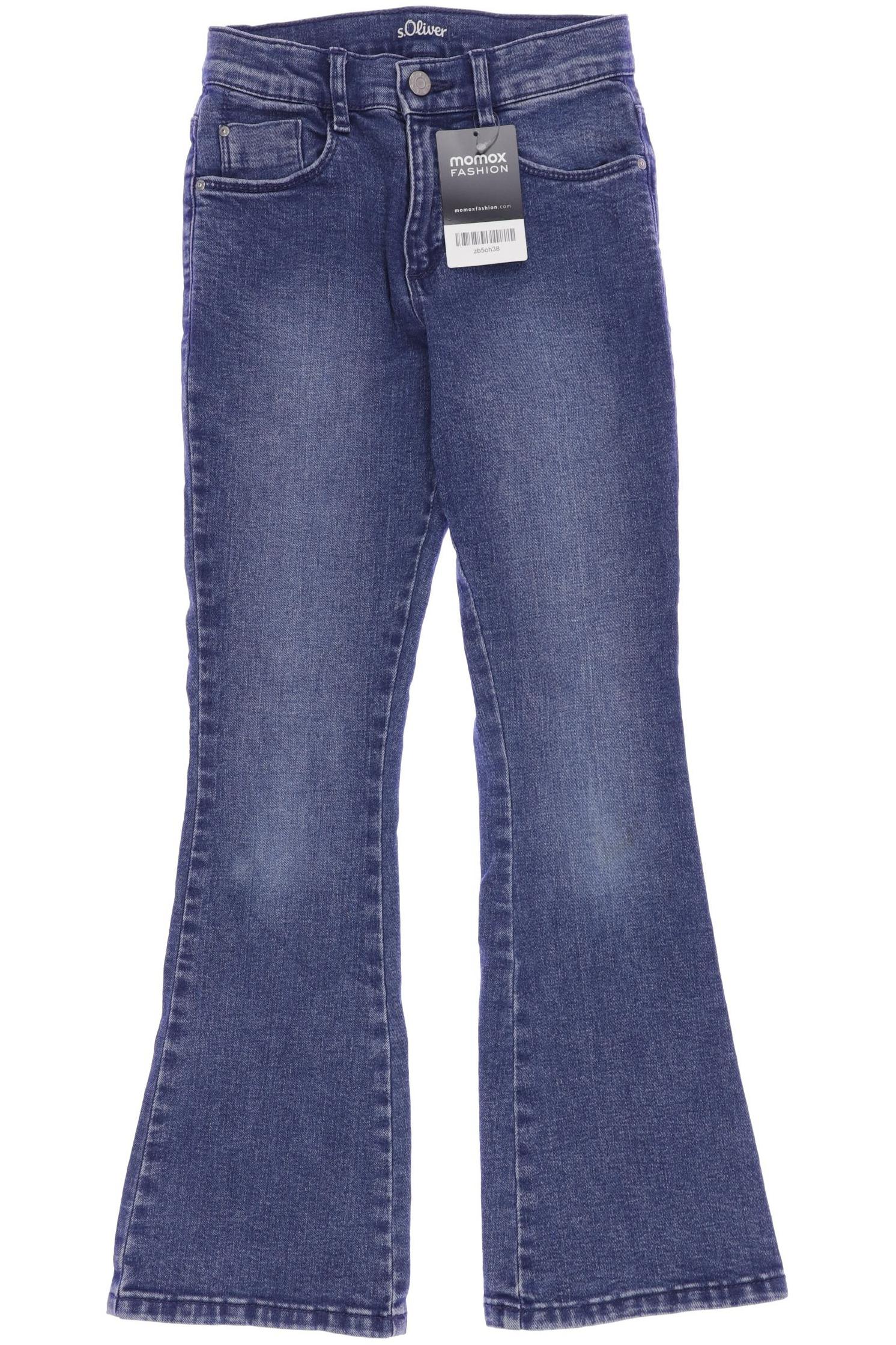 

s.Oliver Damen Jeans, blau, Gr. 140