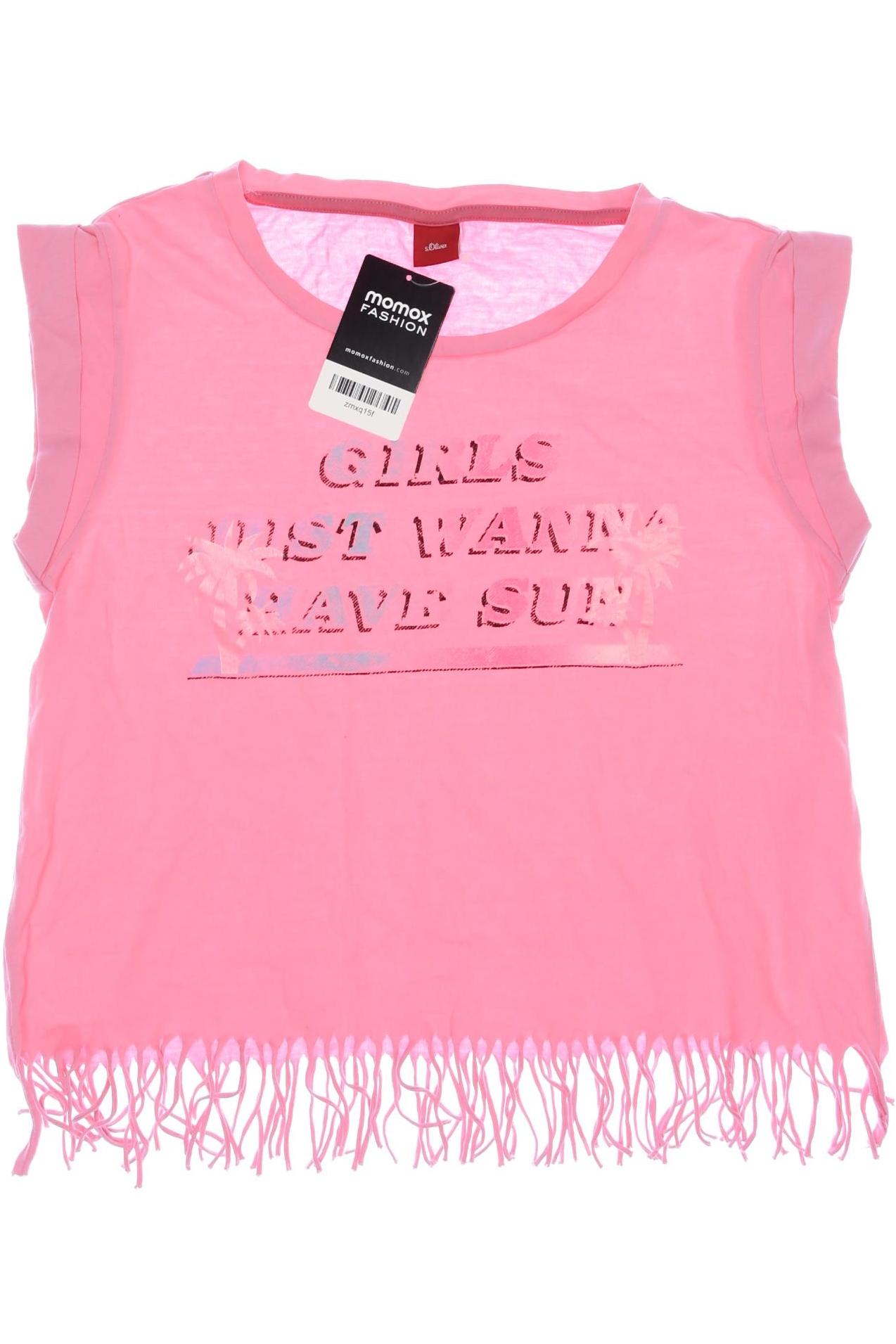 

s.Oliver Damen T-Shirt, pink, Gr. 152