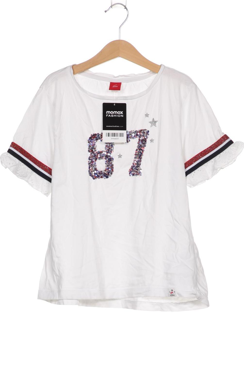 

s.Oliver Damen T-Shirt, weiß, Gr. 152