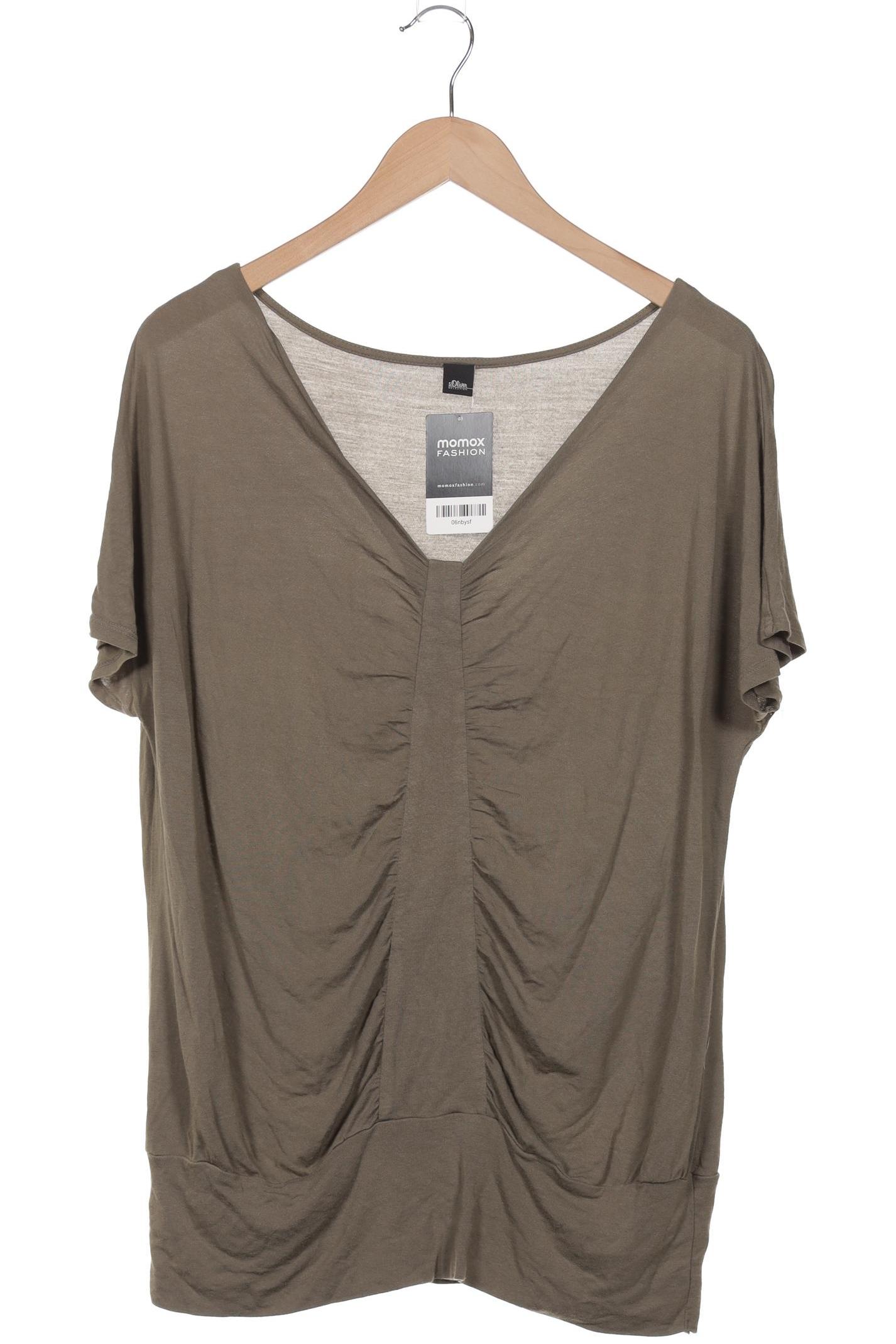 

s.Oliver Selection Damen T-Shirt, grün, Gr. 44