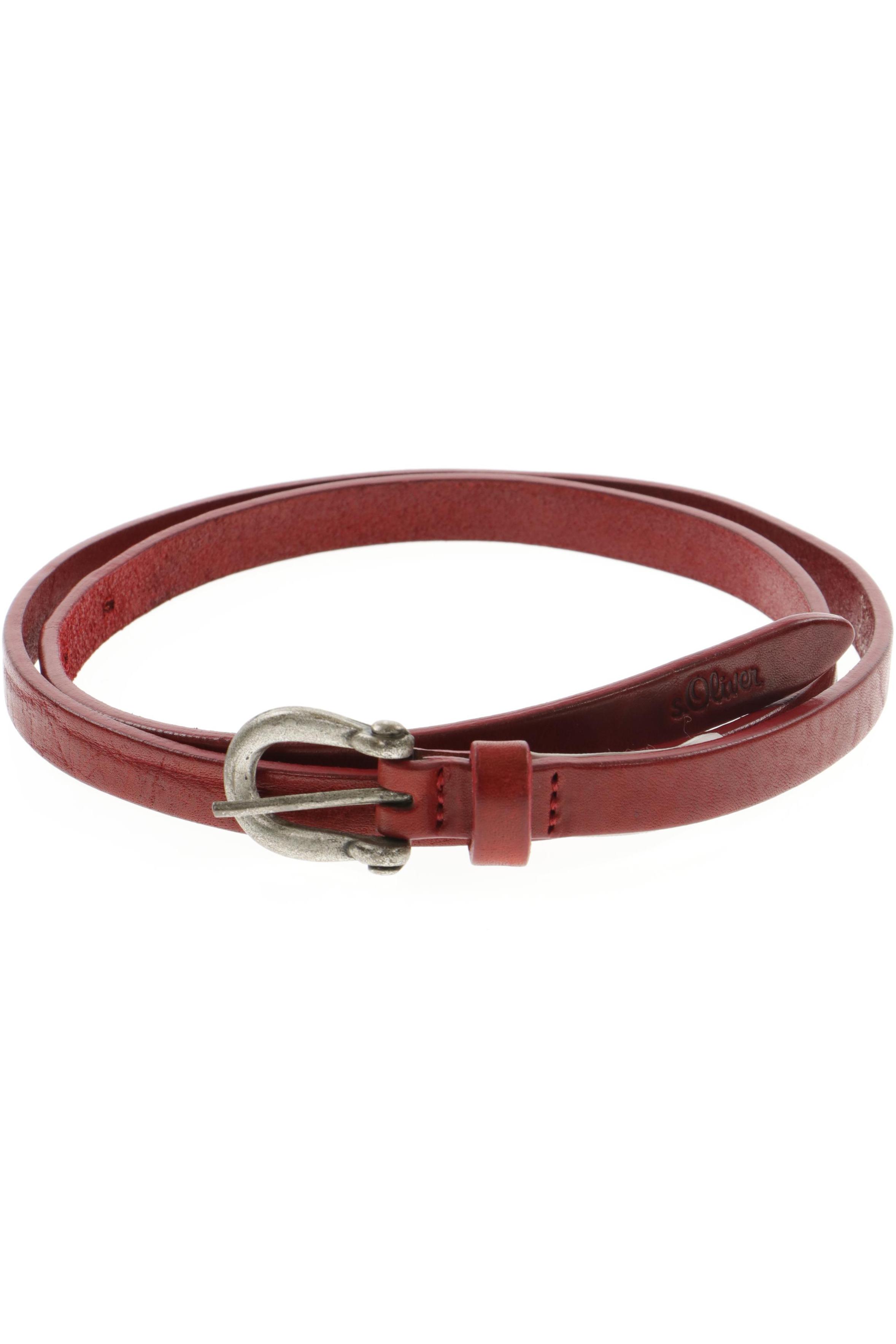 

s.Oliver Selection Damen Gürtel, rot, Gr. 90