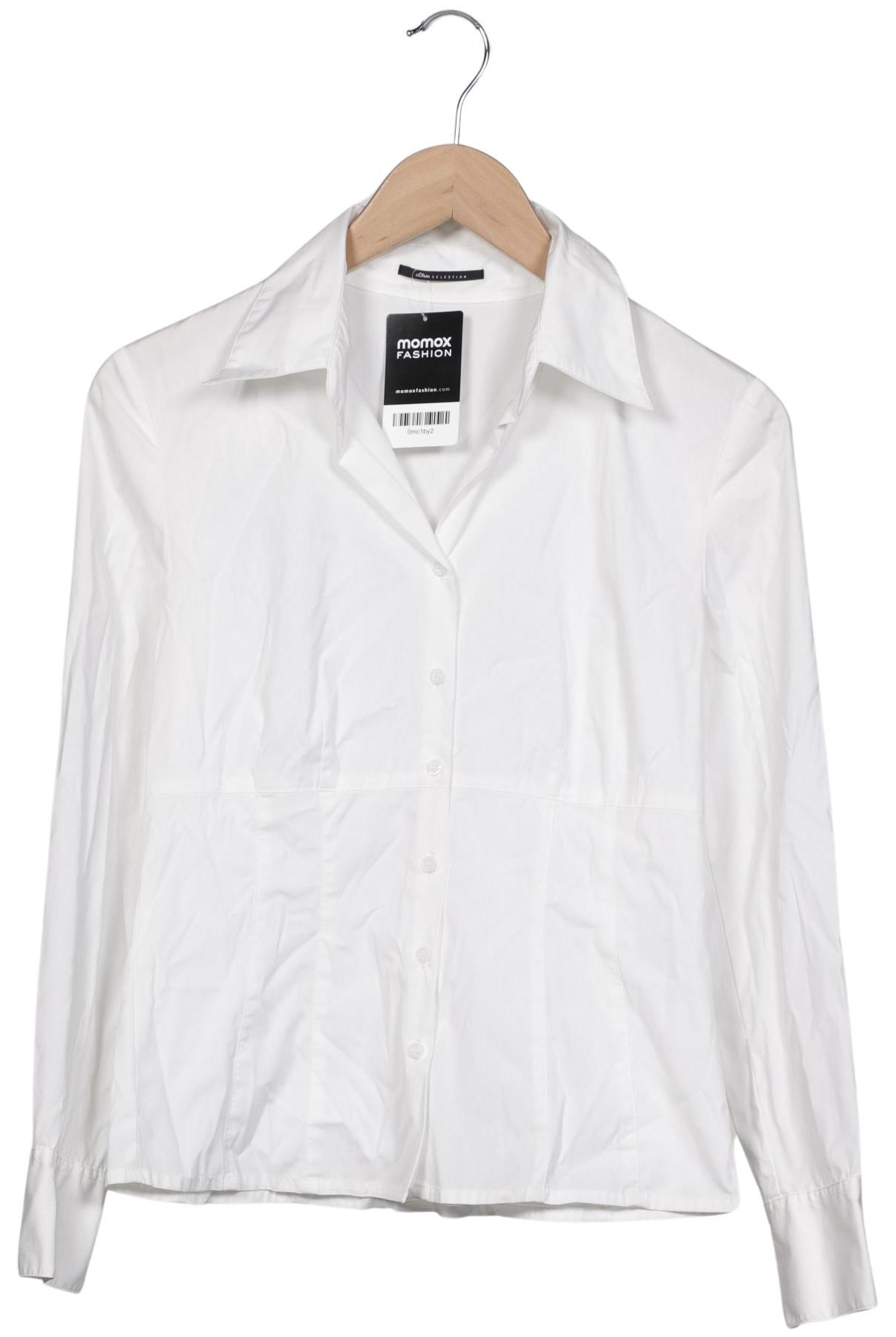 

s.Oliver Selection Damen Bluse, weiß, Gr. 36