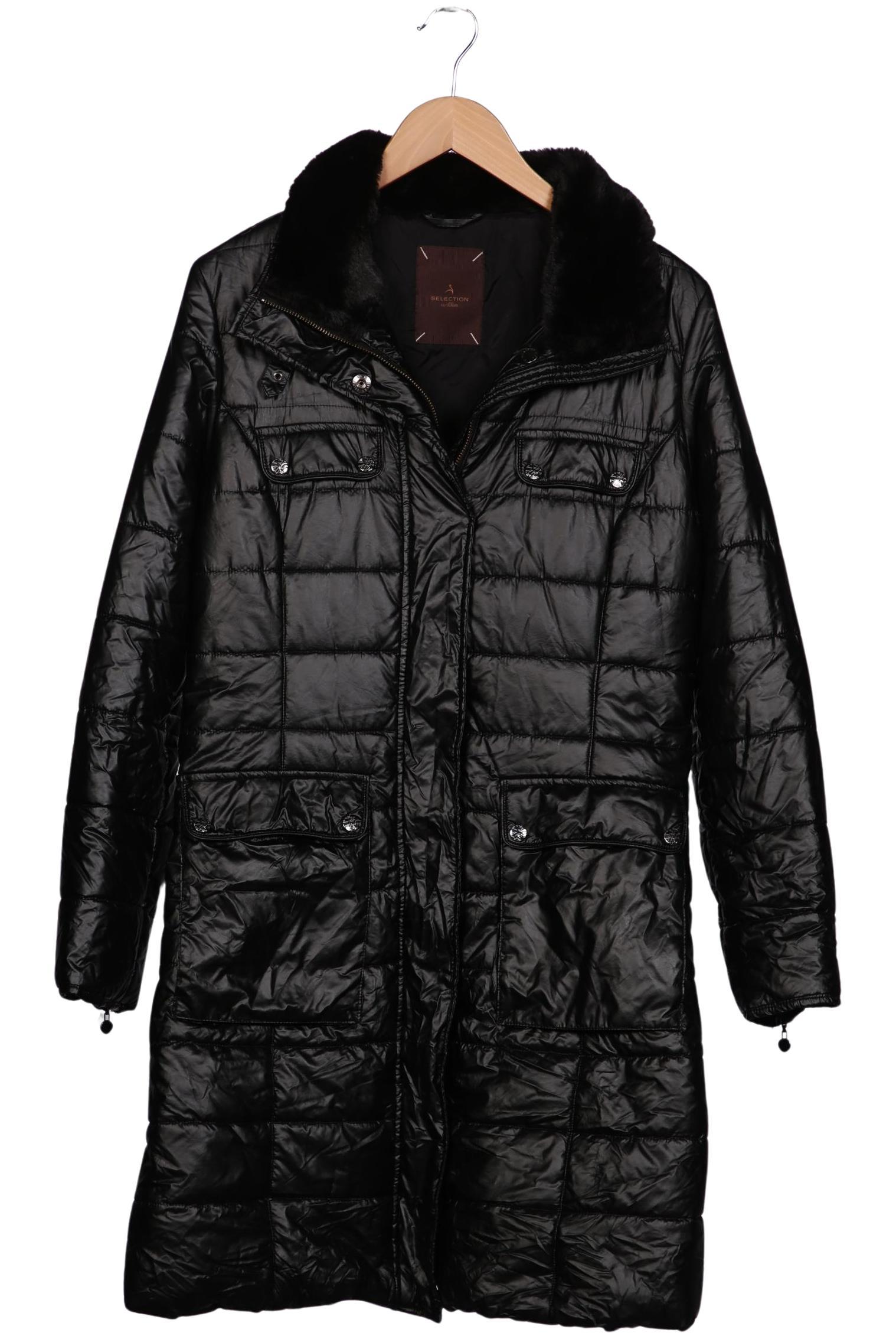 

s.Oliver Selection Damen Mantel, schwarz, Gr. 40