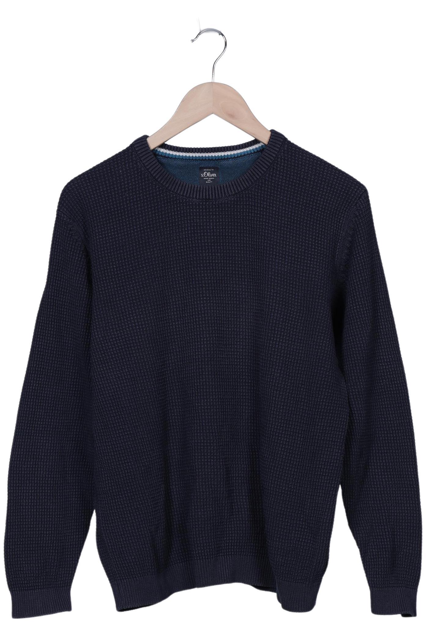 

s.Oliver Selection Herren Pullover, marineblau, Gr. 48