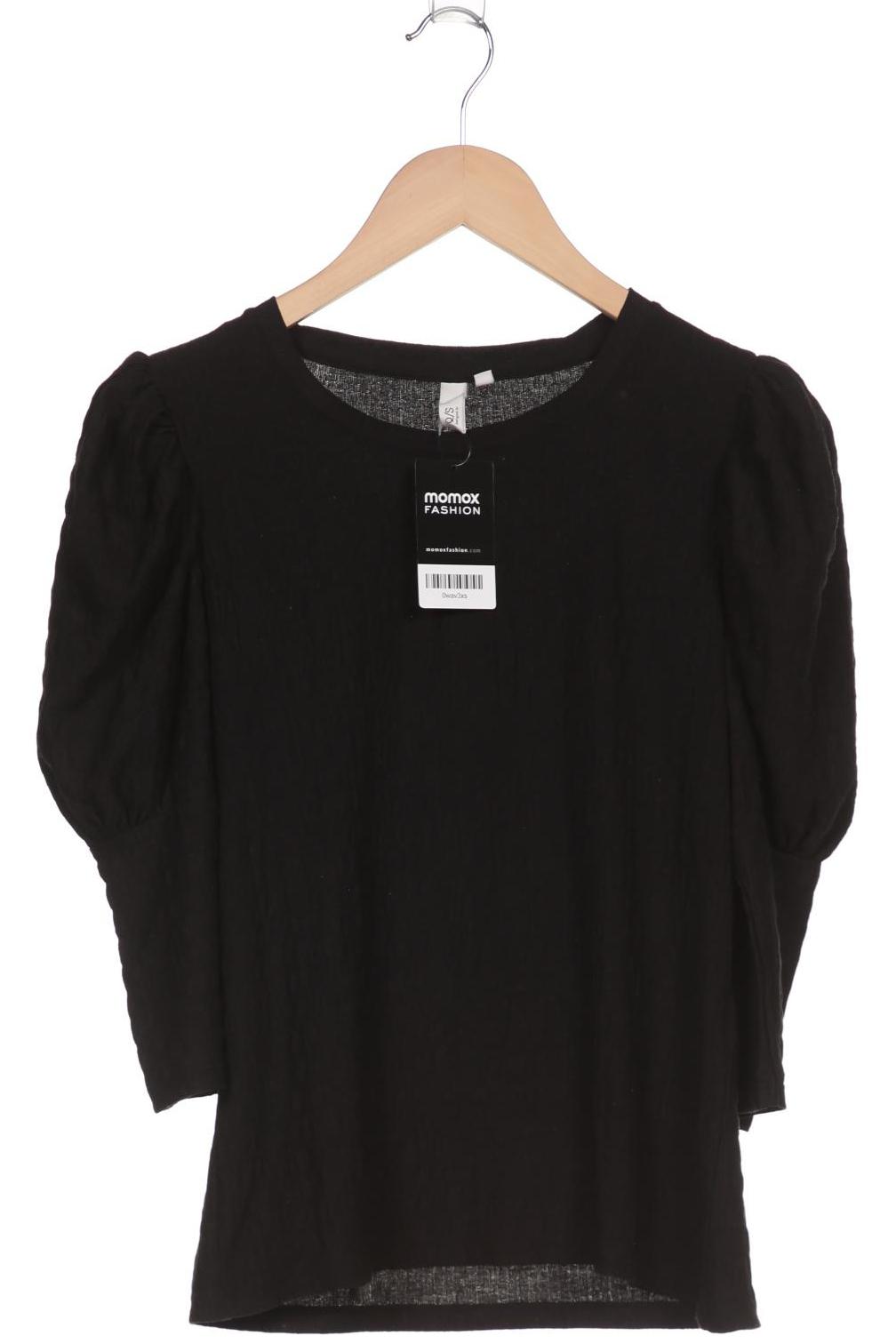

s.Oliver Selection Damen Langarmshirt, schwarz, Gr. 36