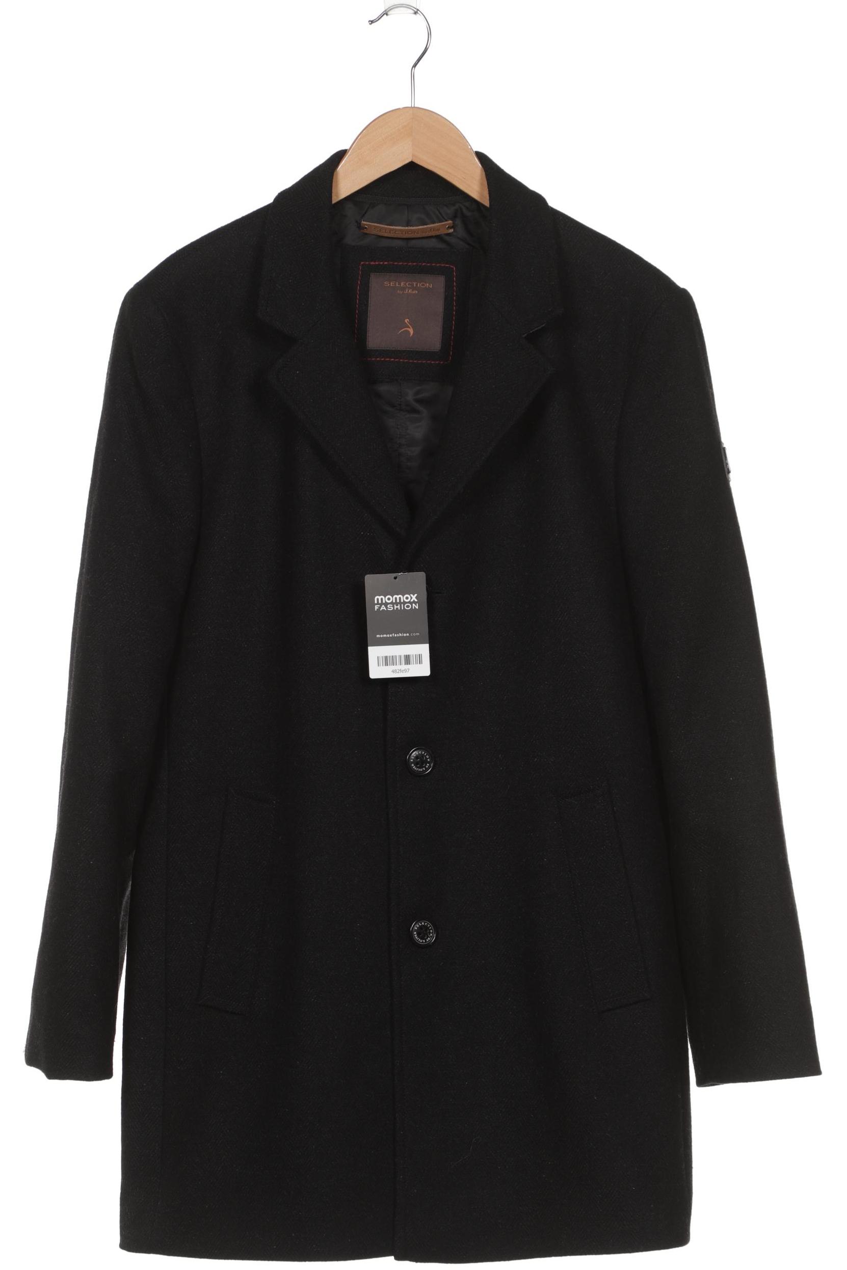 

s.Oliver Selection Herren Mantel, schwarz, Gr. 50