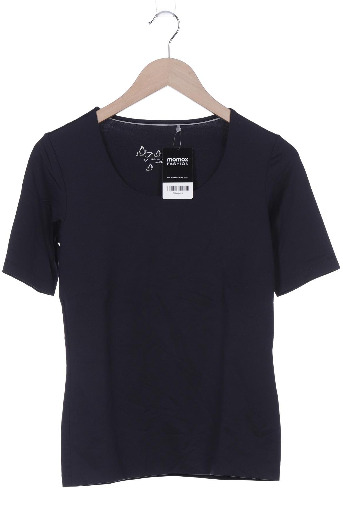 

s.Oliver Selection Damen T-Shirt, marineblau, Gr. 38