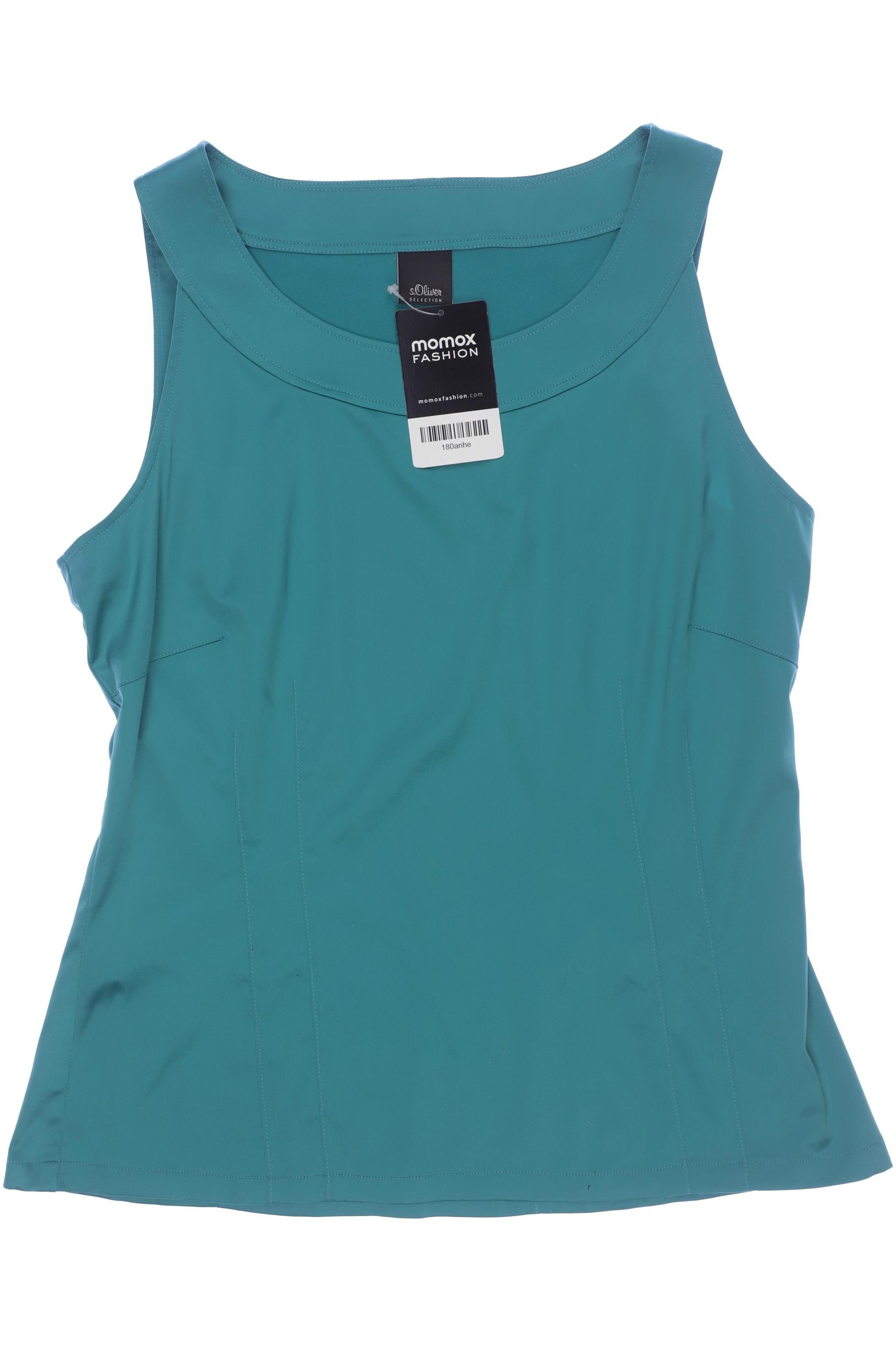 

s.Oliver Selection Damen Top, türkis, Gr. 36